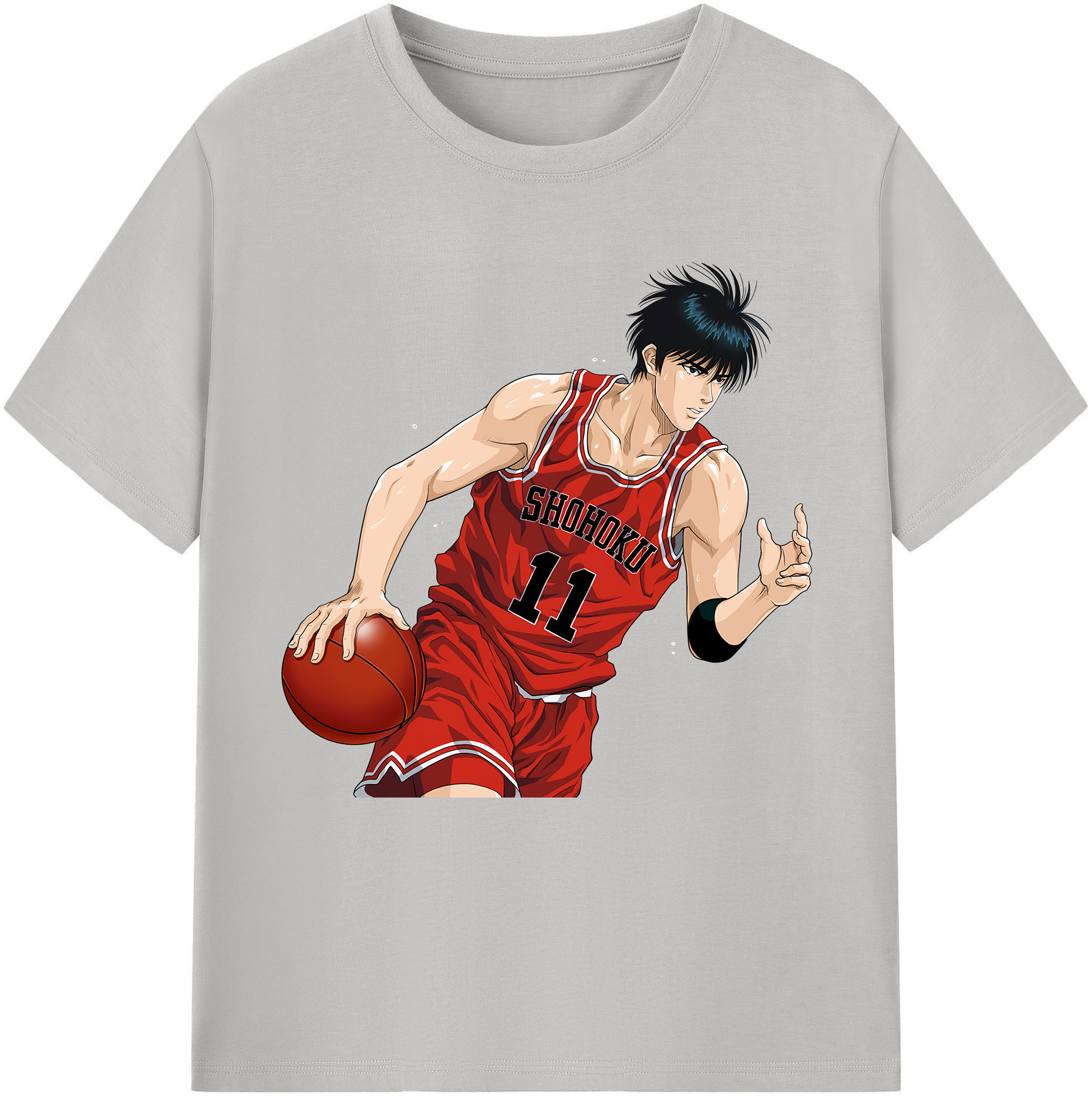 （画像用） SLAM DUNK／スラムダンク レディースカジュアルプリントTシャツ（綿100％）