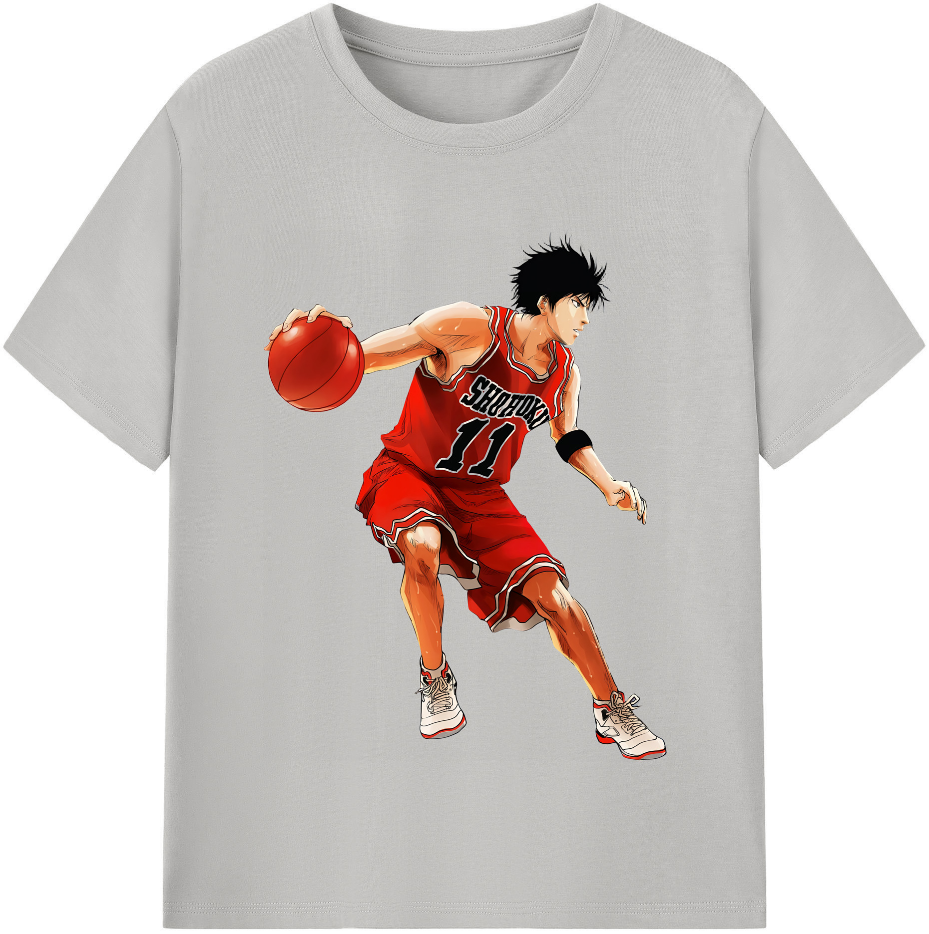 （画像用） SLAM DUNK／スラムダンク レディースカジュアルプリントTシャツ（綿100％）