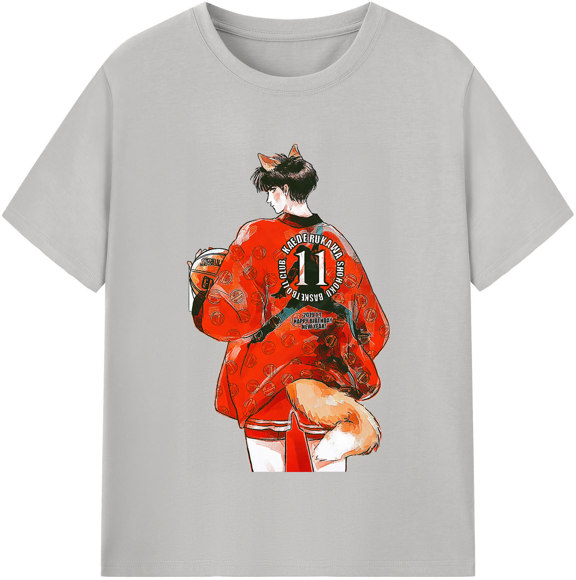 （画像用） SLAM DUNK／スラムダンク レディースカジュアルプリントTシャツ（綿100％）