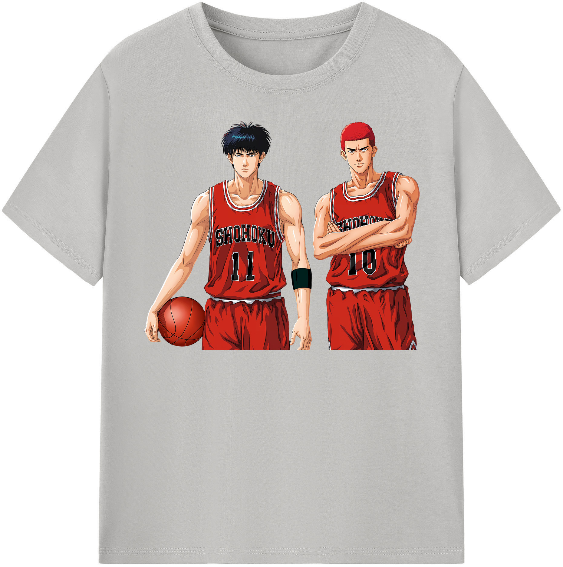 （画像用） SLAM DUNK／スラムダンク レディースカジュアルプリントTシャツ（綿100％）