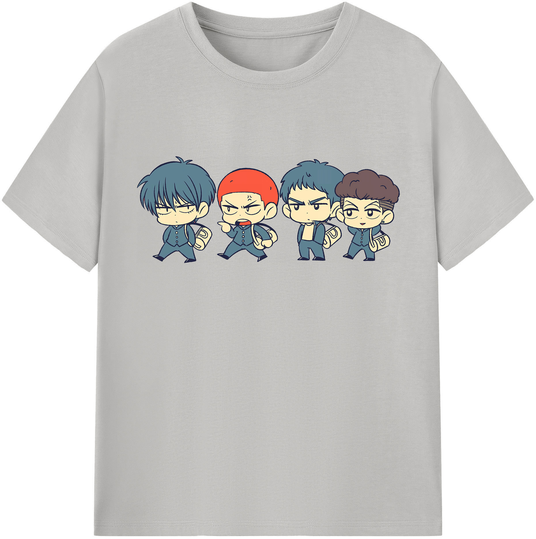 （画像用） SLAM DUNK／スラムダンク レディースカジュアルプリントTシャツ（綿100％）