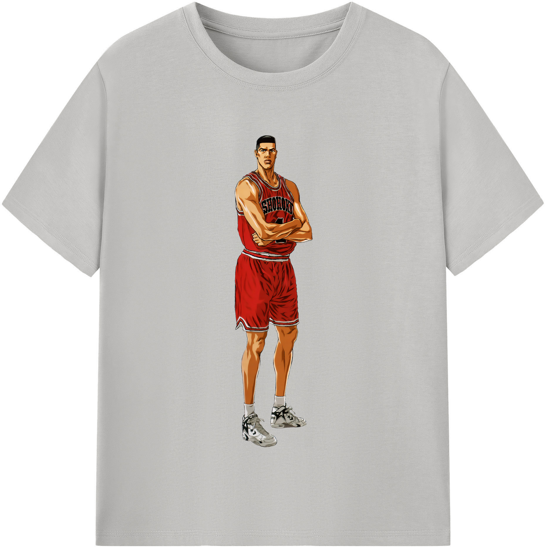 （画像用） SLAM DUNK／スラムダンク レディースカジュアルプリントTシャツ（綿100％）