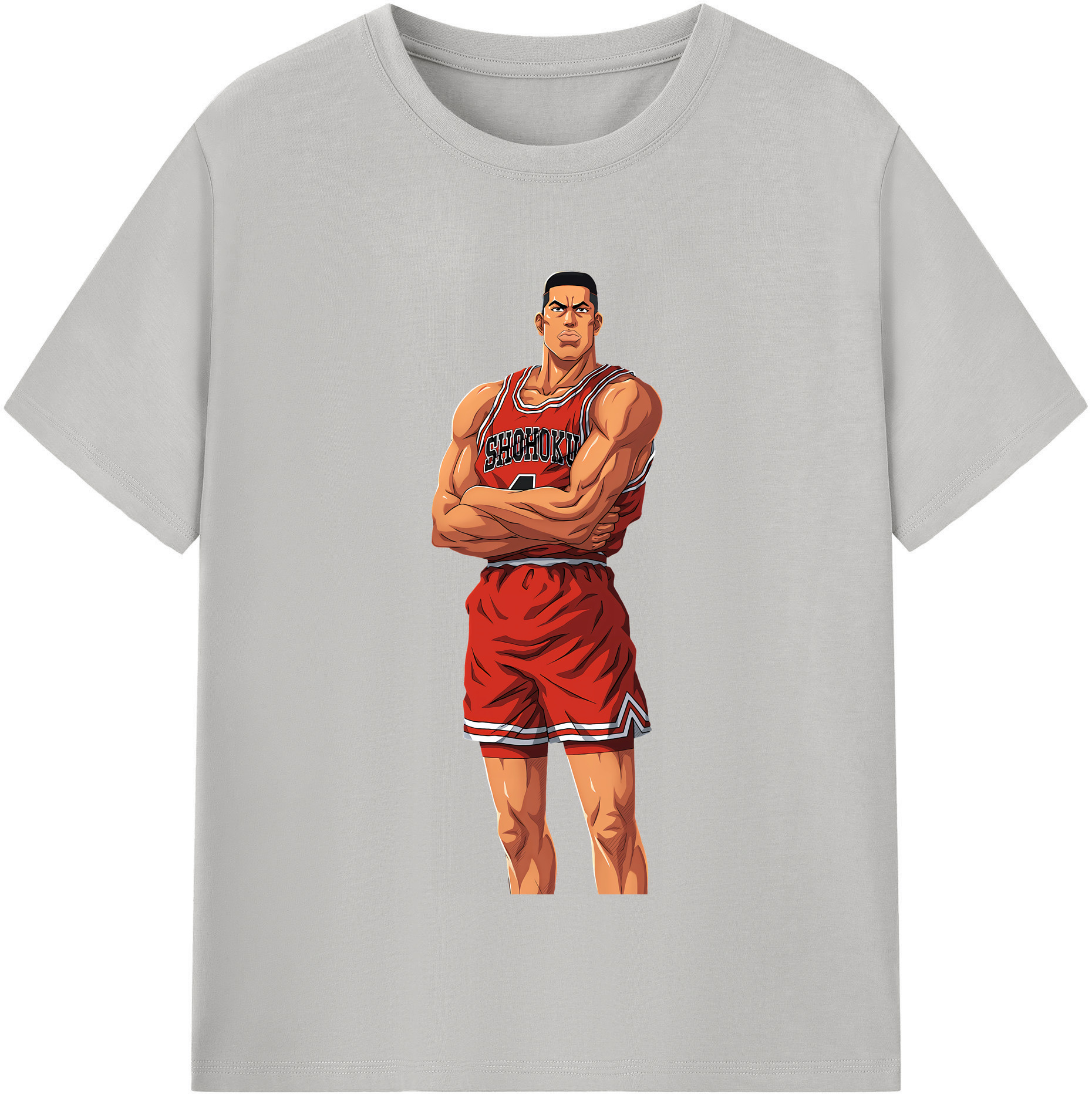 （画像用） SLAM DUNK／スラムダンク レディースカジュアルプリントTシャツ（綿100％）
