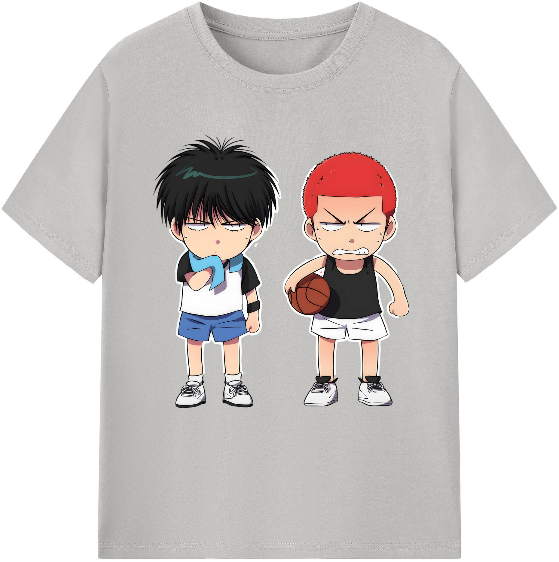 （画像用） SLAM DUNK／スラムダンク レディースカジュアルプリントTシャツ（綿100％）