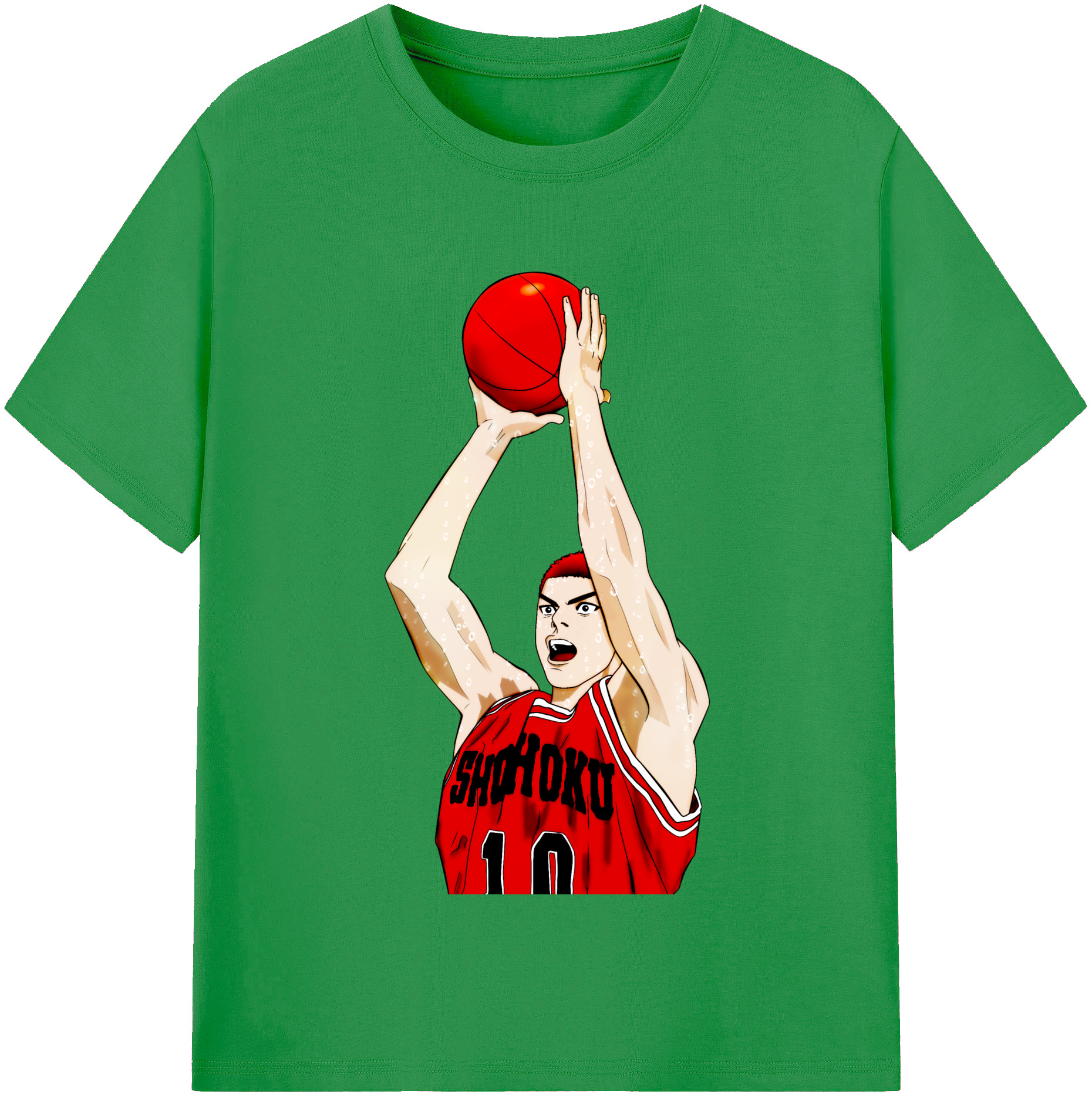 （画像用） SLAM DUNK／スラムダンク レディースカジュアルプリントTシャツ（綿100％）