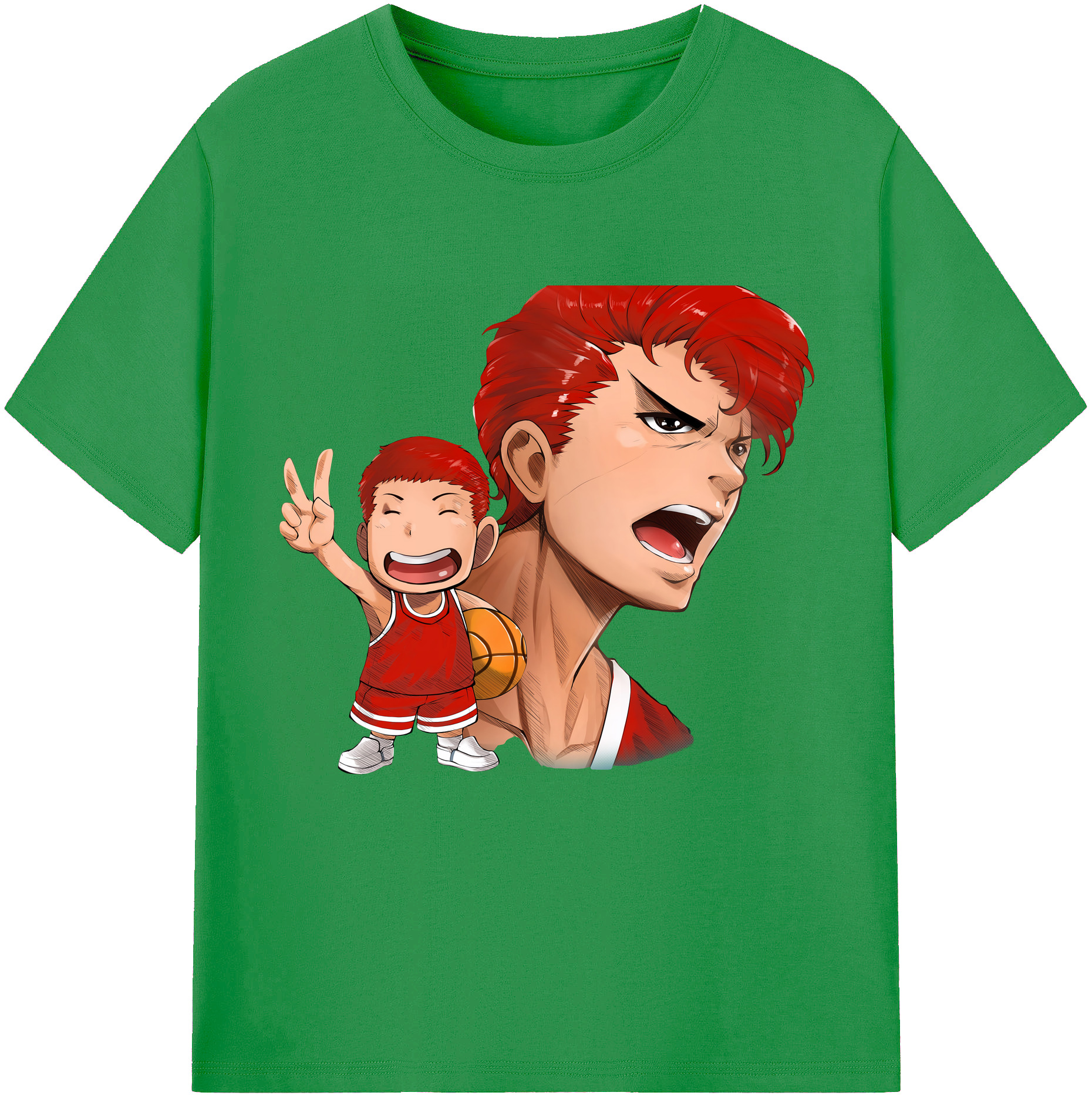（画像用） SLAM DUNK／スラムダンク レディースカジュアルプリントTシャツ（綿100％）