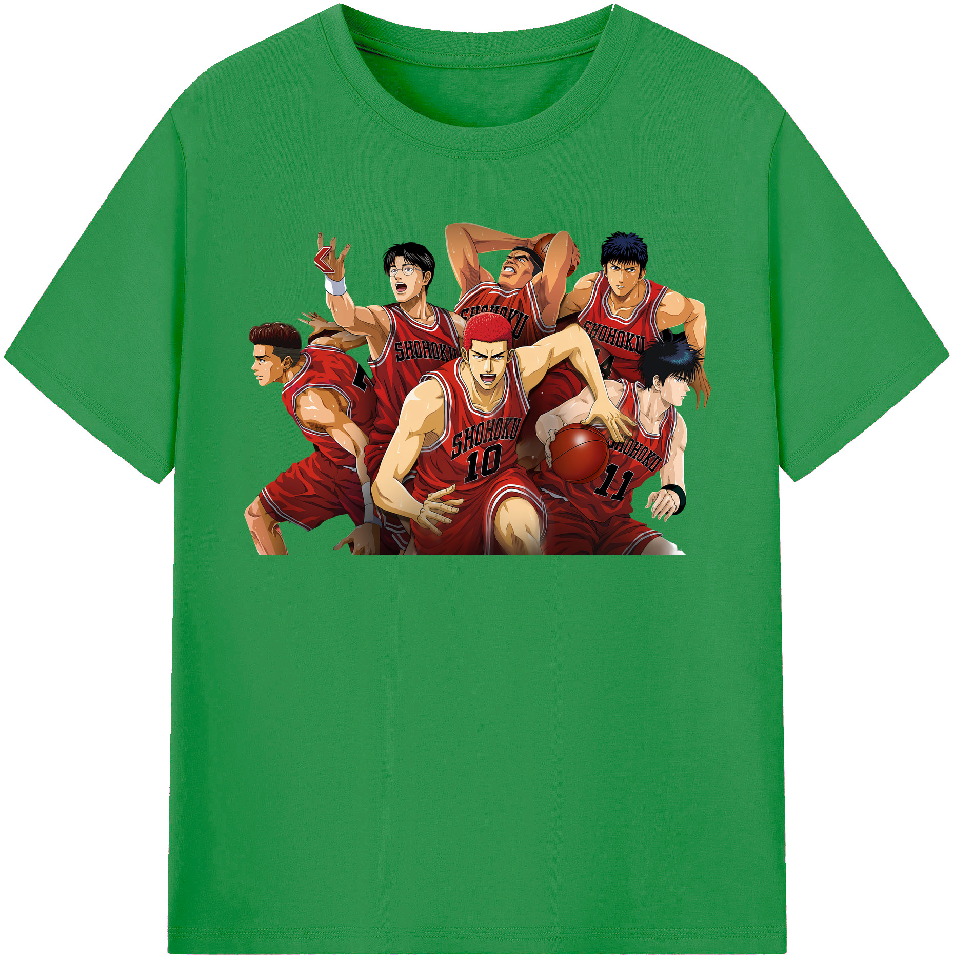 （画像用） SLAM DUNK／スラムダンク レディースカジュアルプリントTシャツ（綿100％）