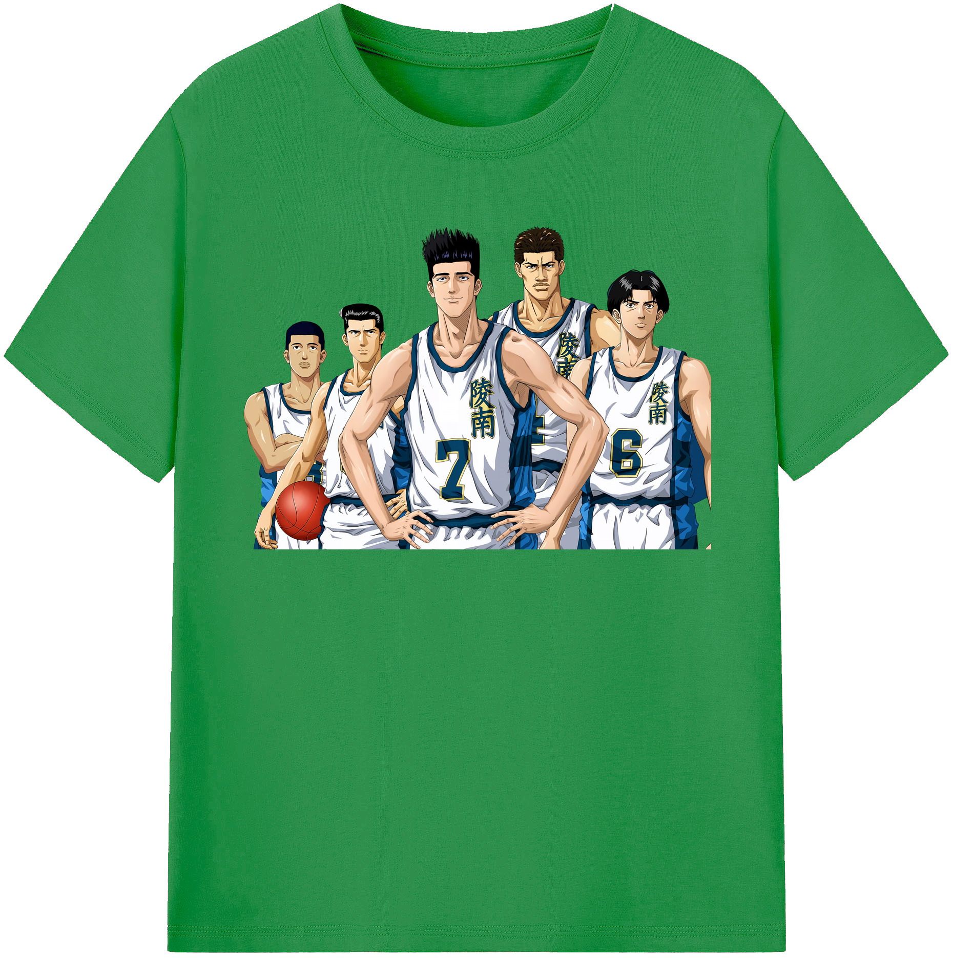 （画像用） SLAM DUNK／スラムダンク レディースカジュアルプリントTシャツ（綿100％）