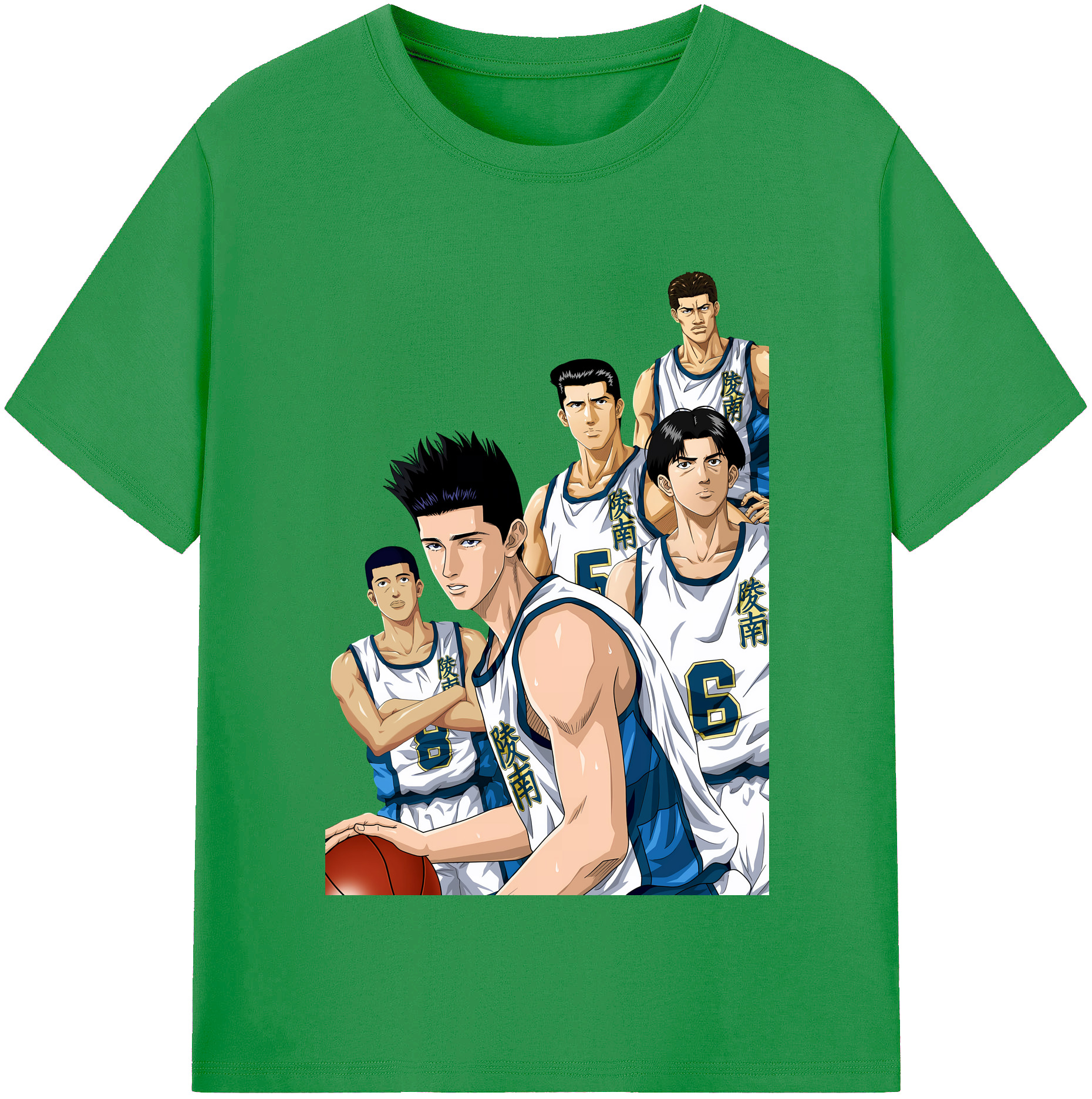 （画像用） SLAM DUNK／スラムダンク レディースカジュアルプリントTシャツ（綿100％）