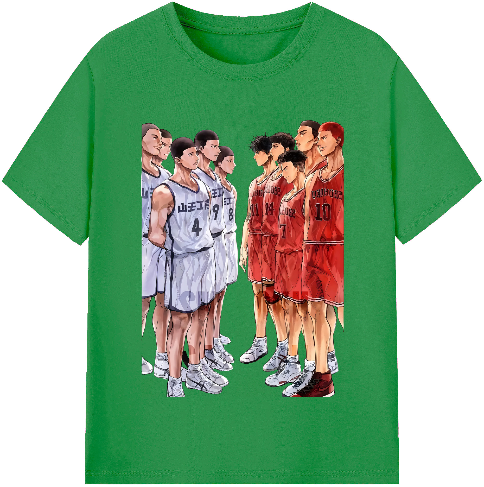 （画像用） SLAM DUNK／スラムダンク レディースカジュアルプリントTシャツ（綿100％）