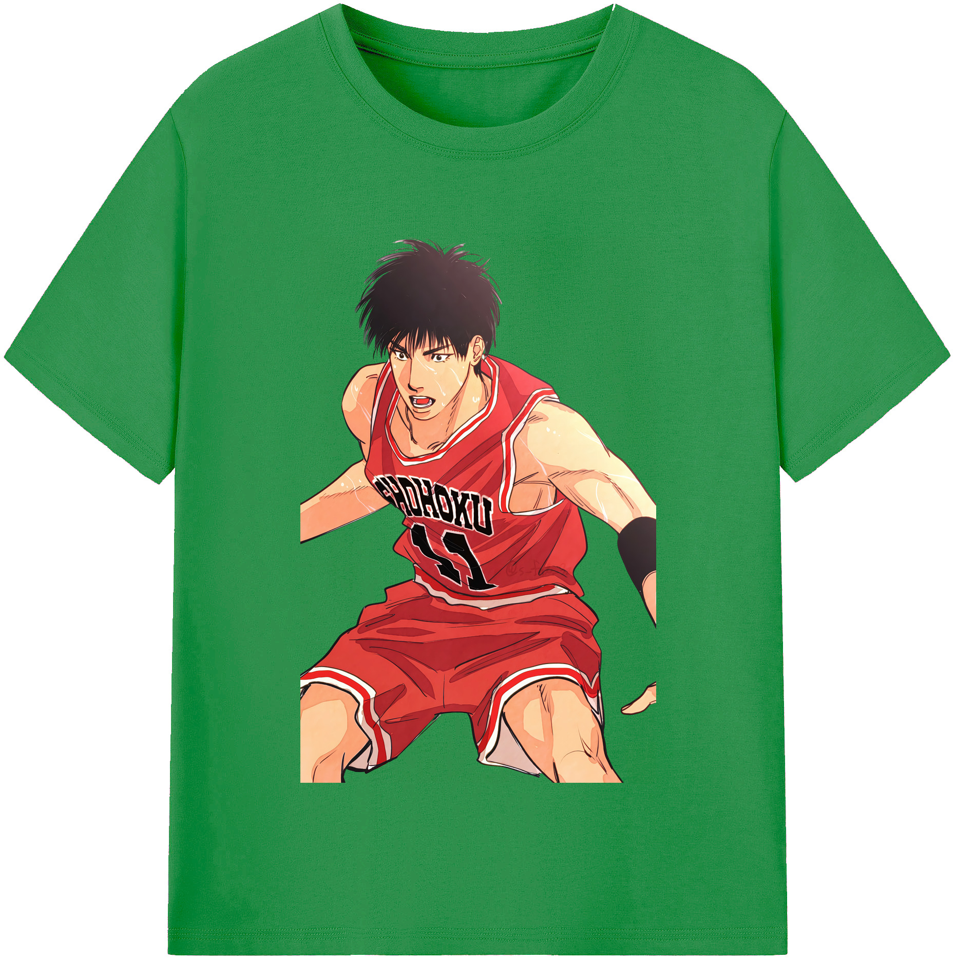 （画像用） SLAM DUNK／スラムダンク レディースカジュアルプリントTシャツ（綿100％）