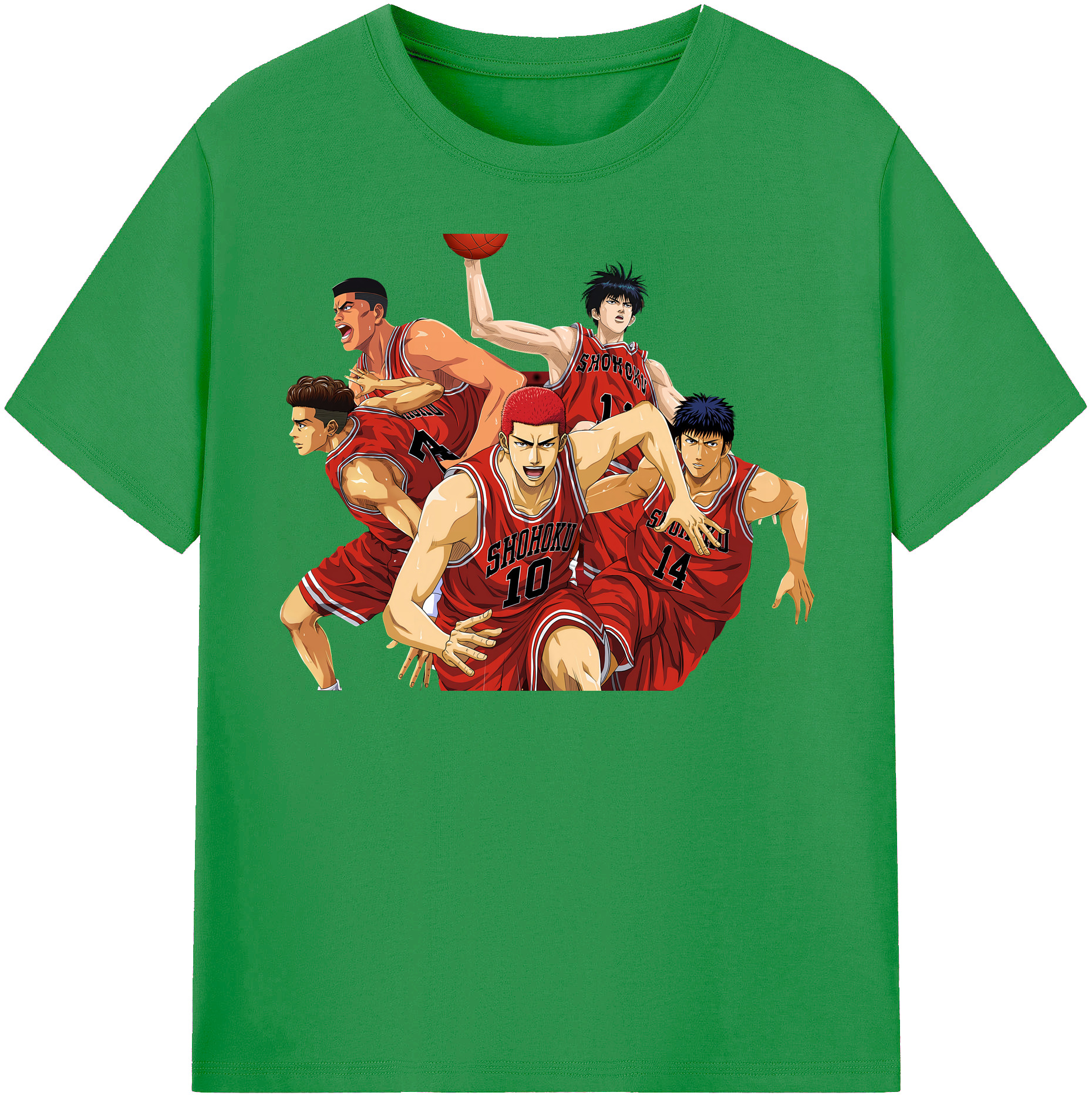 （画像用） SLAM DUNK／スラムダンク レディースカジュアルプリントTシャツ（綿100％）