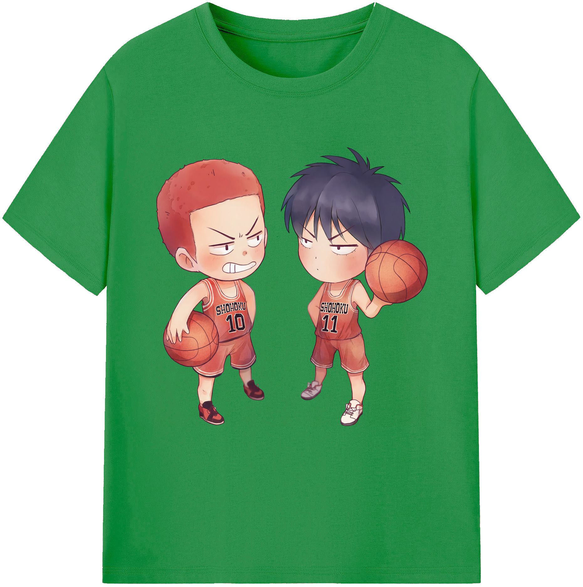 （画像用） SLAM DUNK／スラムダンク レディースカジュアルプリントTシャツ（綿100％）