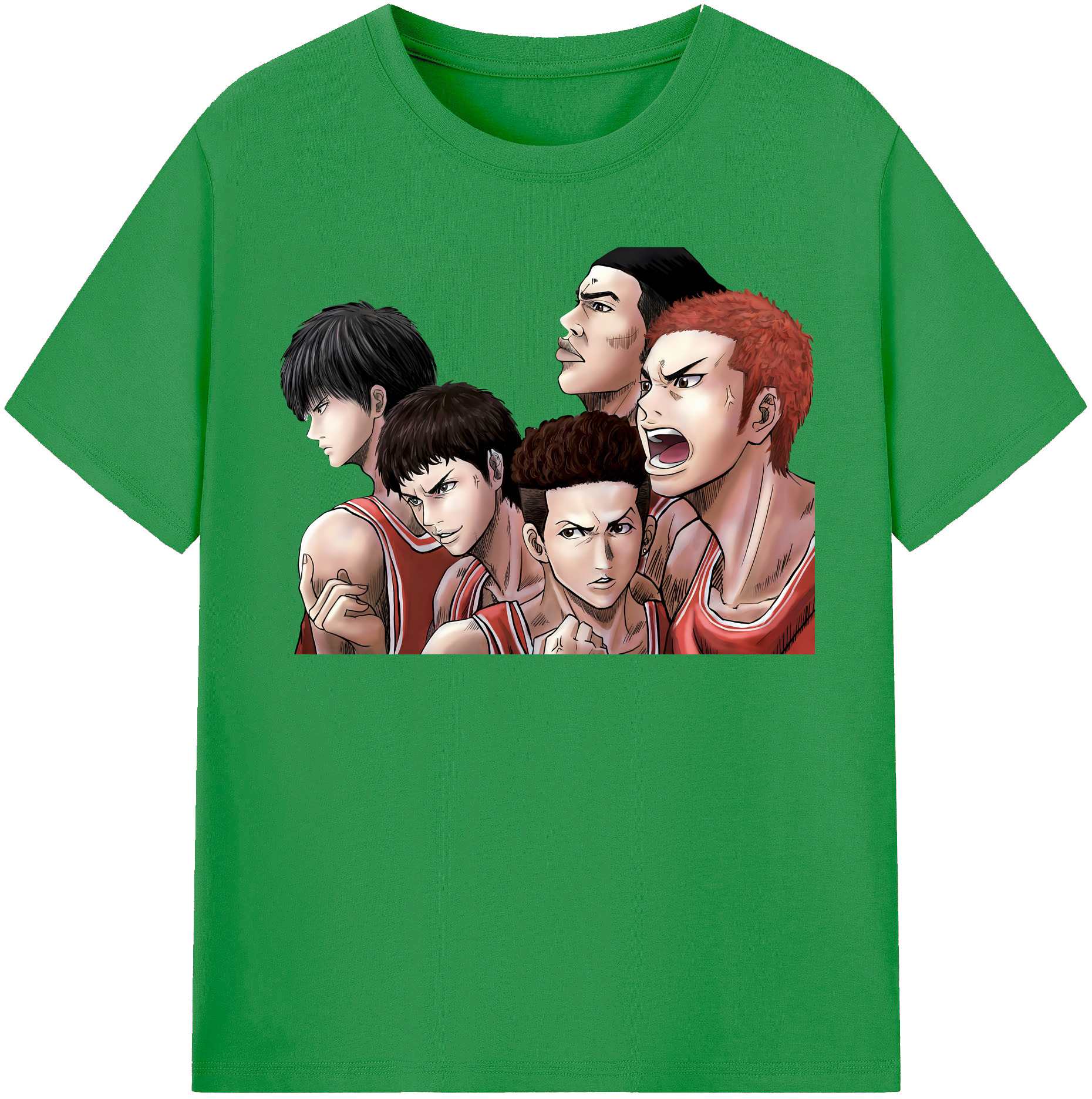 （画像用） SLAM DUNK／スラムダンク レディースカジュアルプリントTシャツ（綿100％）