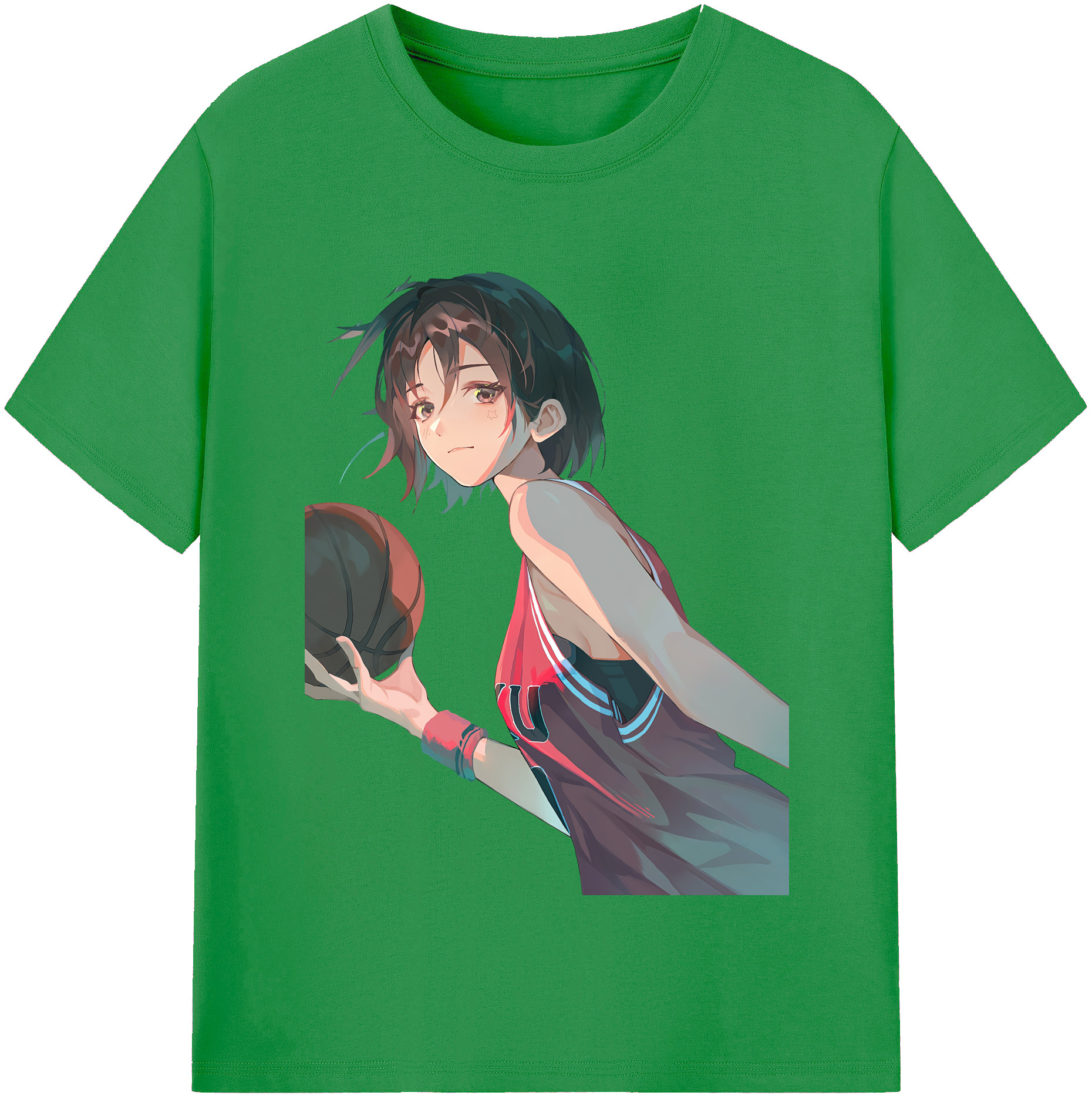 （画像用） SLAM DUNK／スラムダンク レディースカジュアルプリントTシャツ（綿100％）