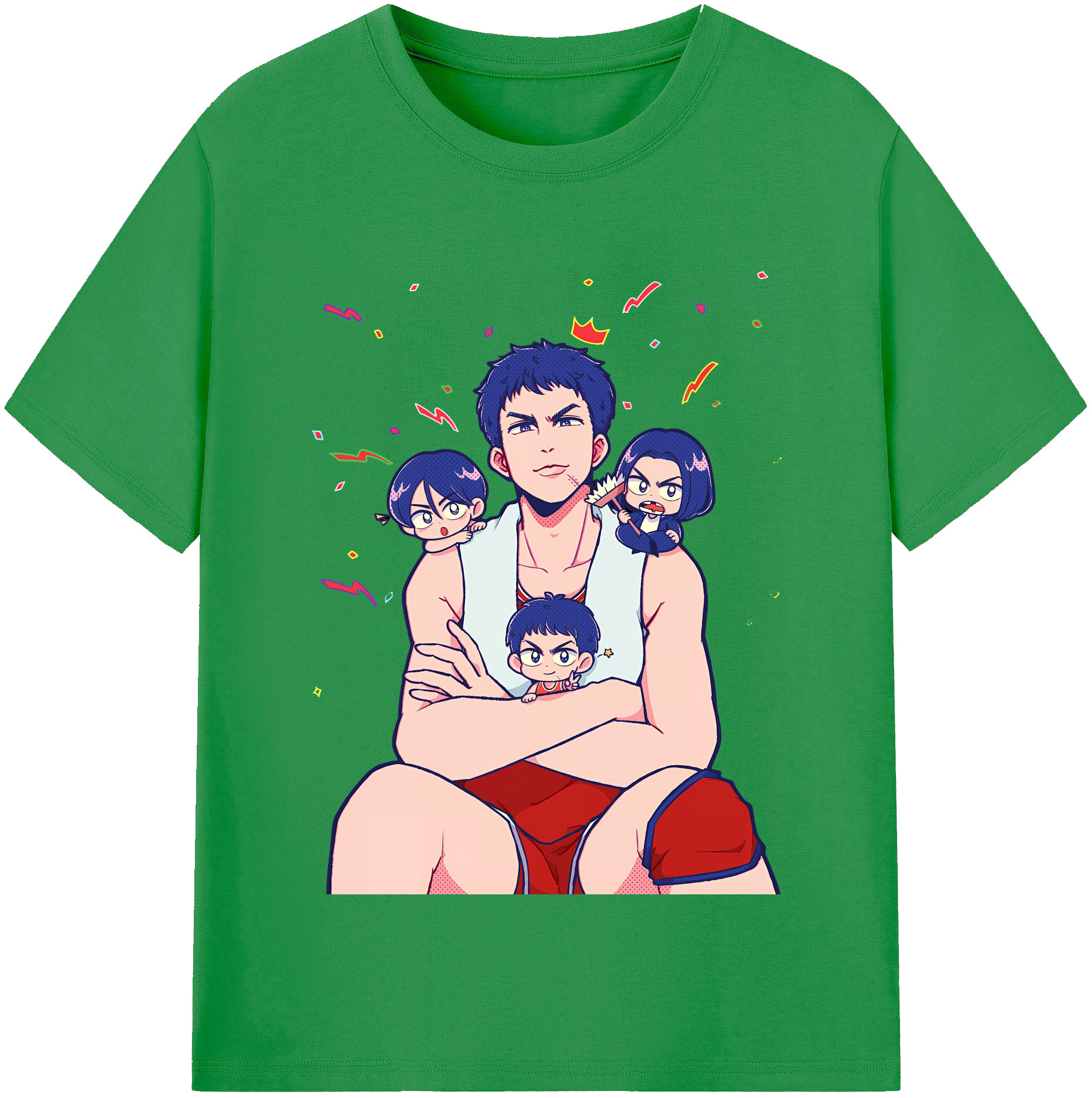 （画像用） SLAM DUNK／スラムダンク レディースカジュアルプリントTシャツ（綿100％）