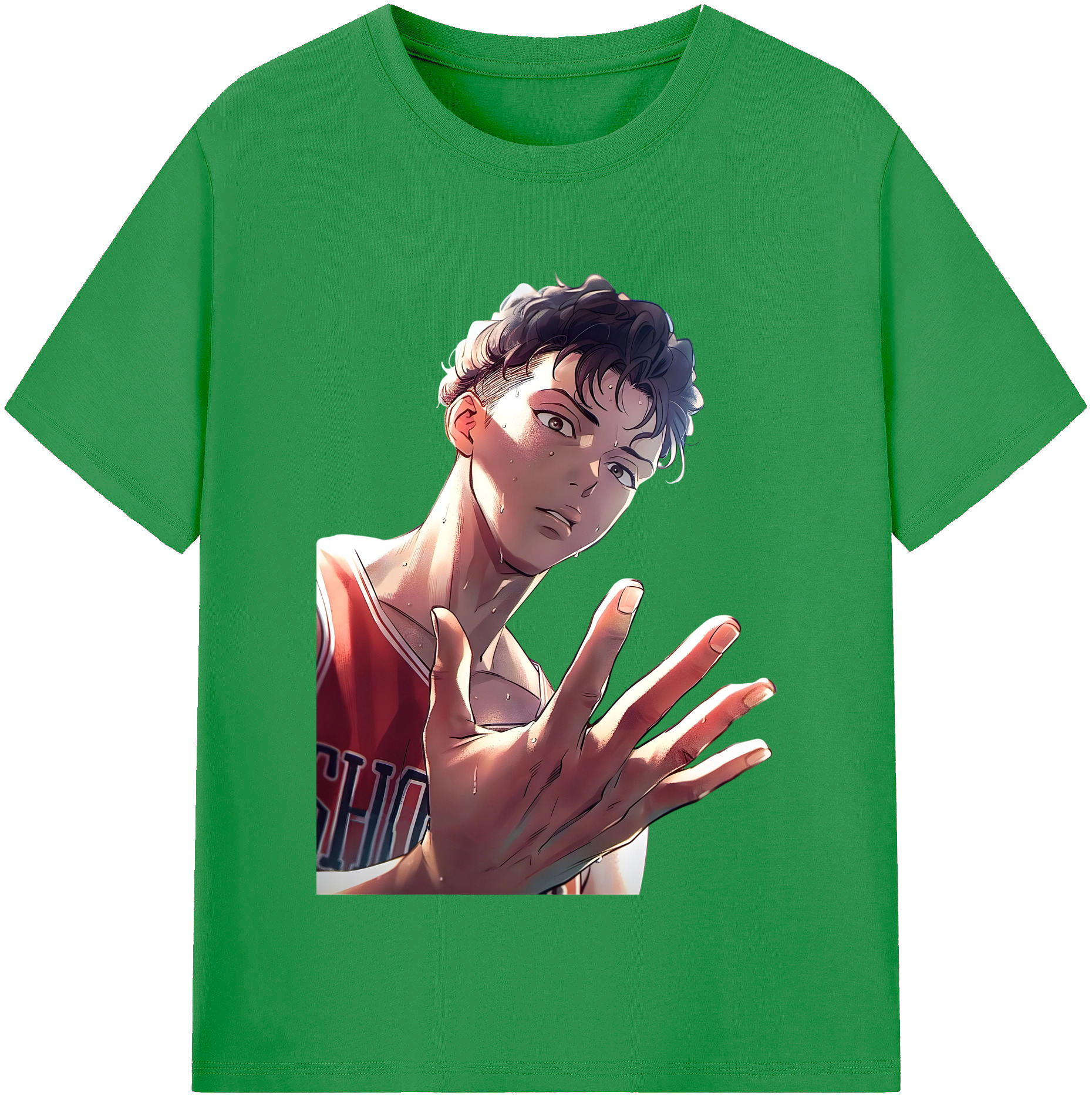 （画像用） SLAM DUNK／スラムダンク レディースカジュアルプリントTシャツ（綿100％）