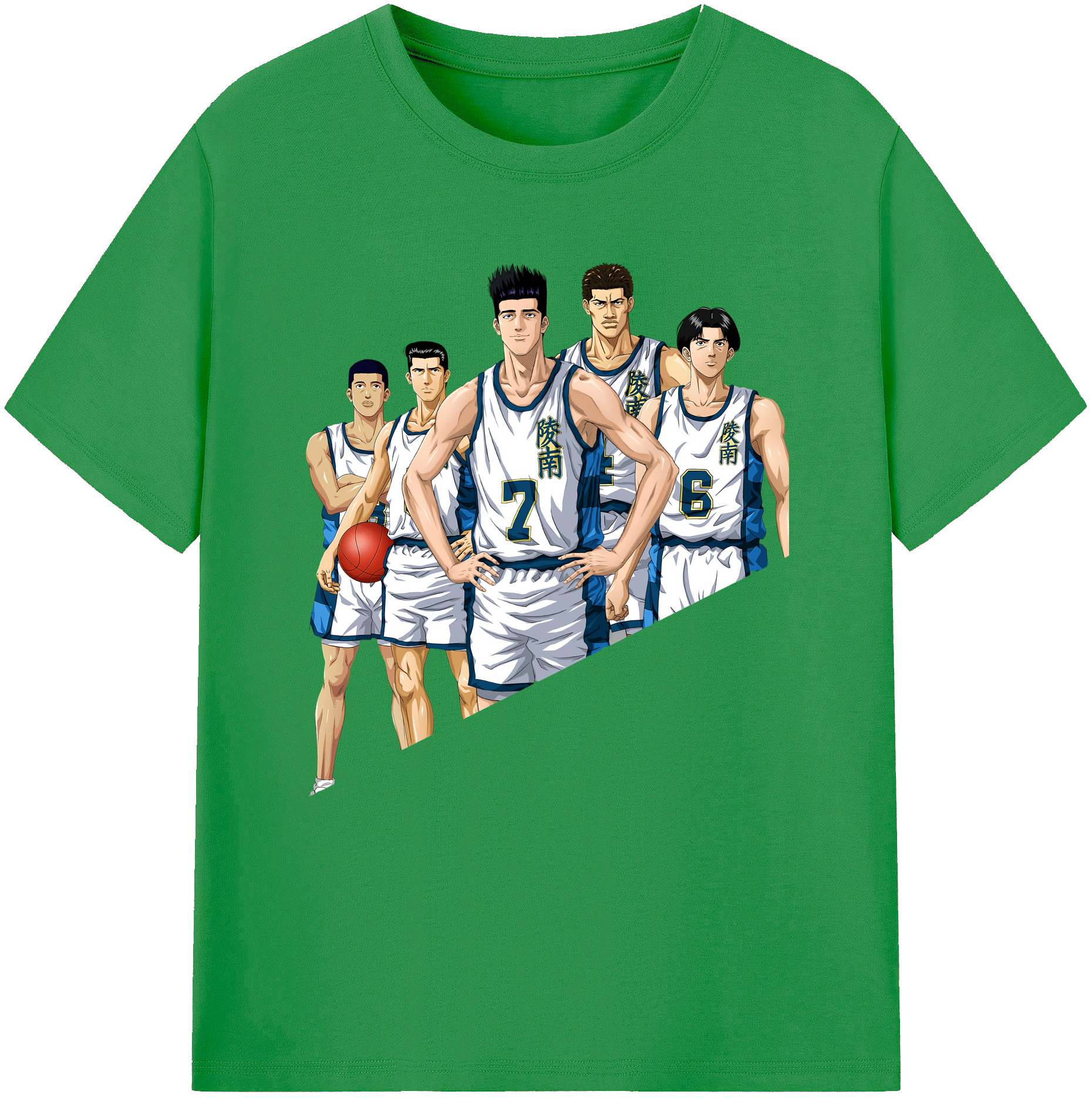 （画像用） SLAM DUNK／スラムダンク レディースカジュアルプリントTシャツ（綿100％）