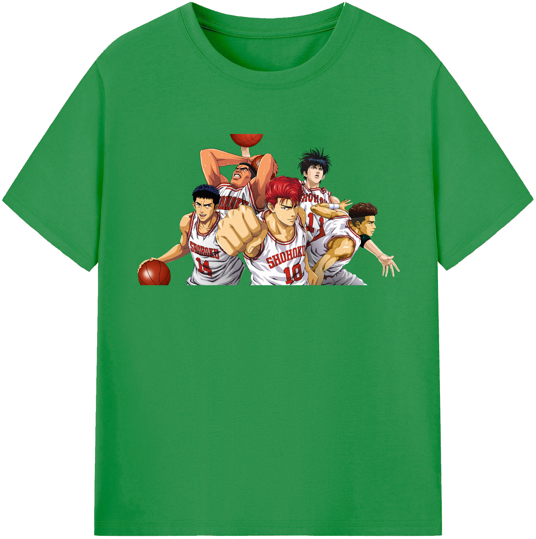 （画像用） SLAM DUNK／スラムダンク レディースカジュアルプリントTシャツ（綿100％）