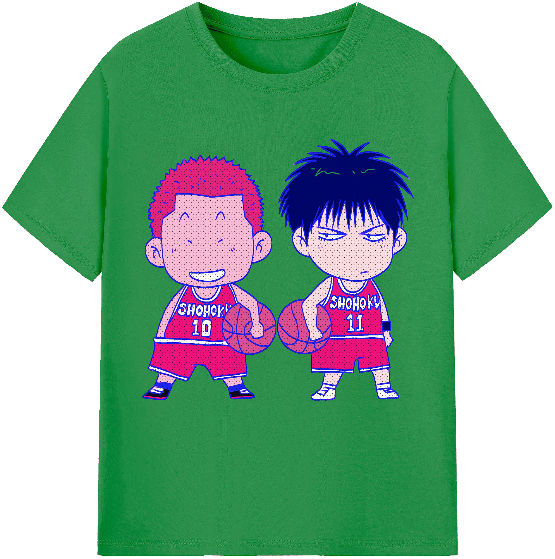 （画像用） SLAM DUNK／スラムダンク レディースカジュアルプリントTシャツ（綿100％）