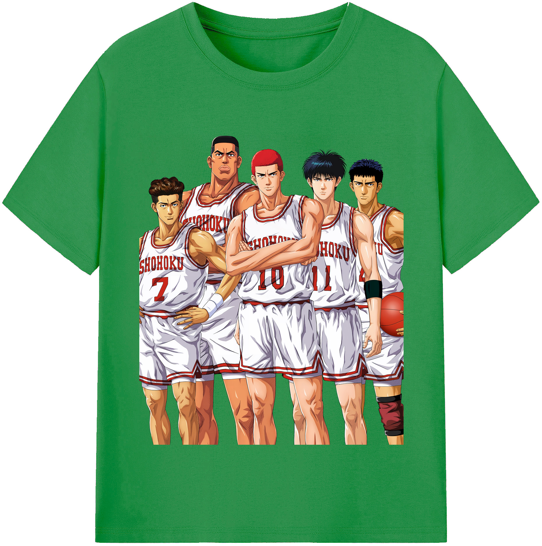 （画像用） SLAM DUNK／スラムダンク レディースカジュアルプリントTシャツ（綿100％）