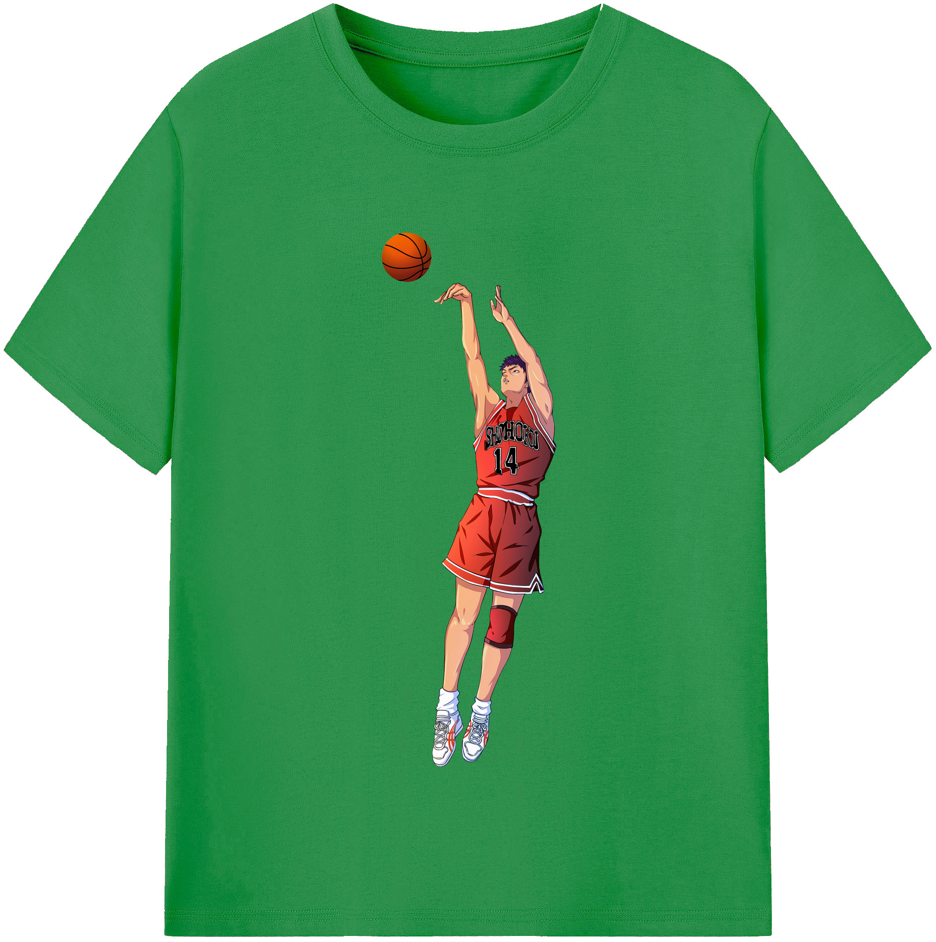 （画像用） SLAM DUNK／スラムダンク レディースカジュアルプリントTシャツ（綿100％）