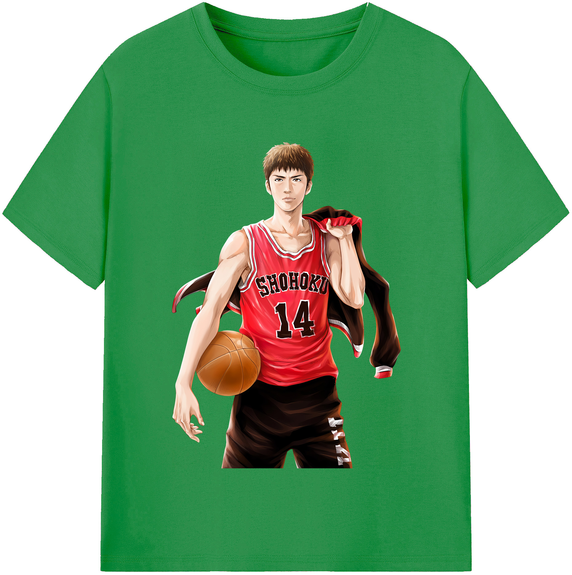 （画像用） SLAM DUNK／スラムダンク レディースカジュアルプリントTシャツ（綿100％）