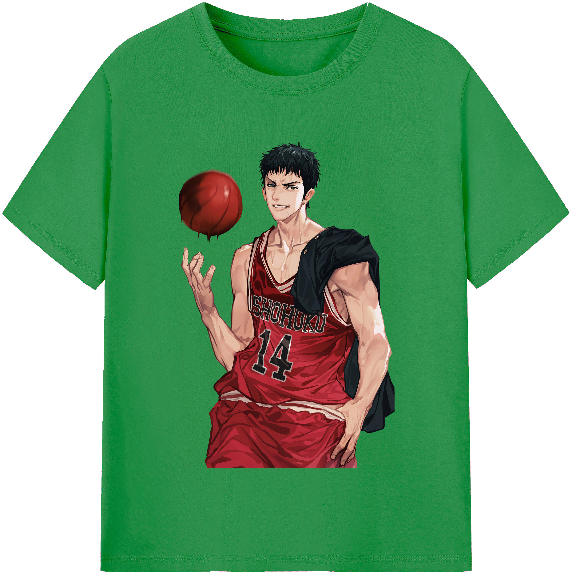 （画像用） SLAM DUNK／スラムダンク レディースカジュアルプリントTシャツ（綿100％）