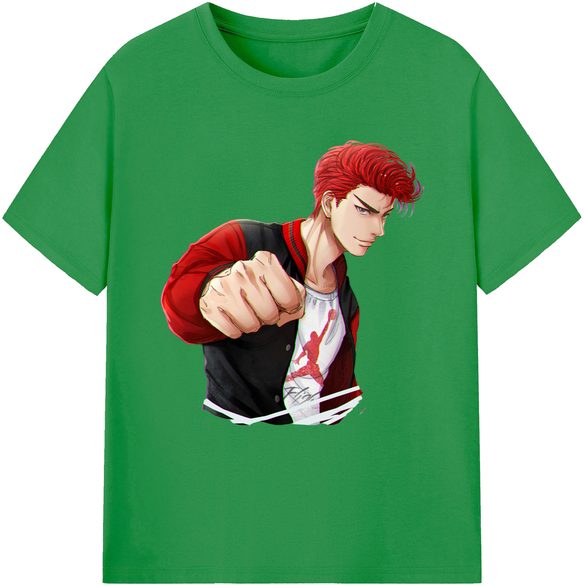 （画像用） SLAM DUNK／スラムダンク レディースカジュアルプリントTシャツ（綿100％）