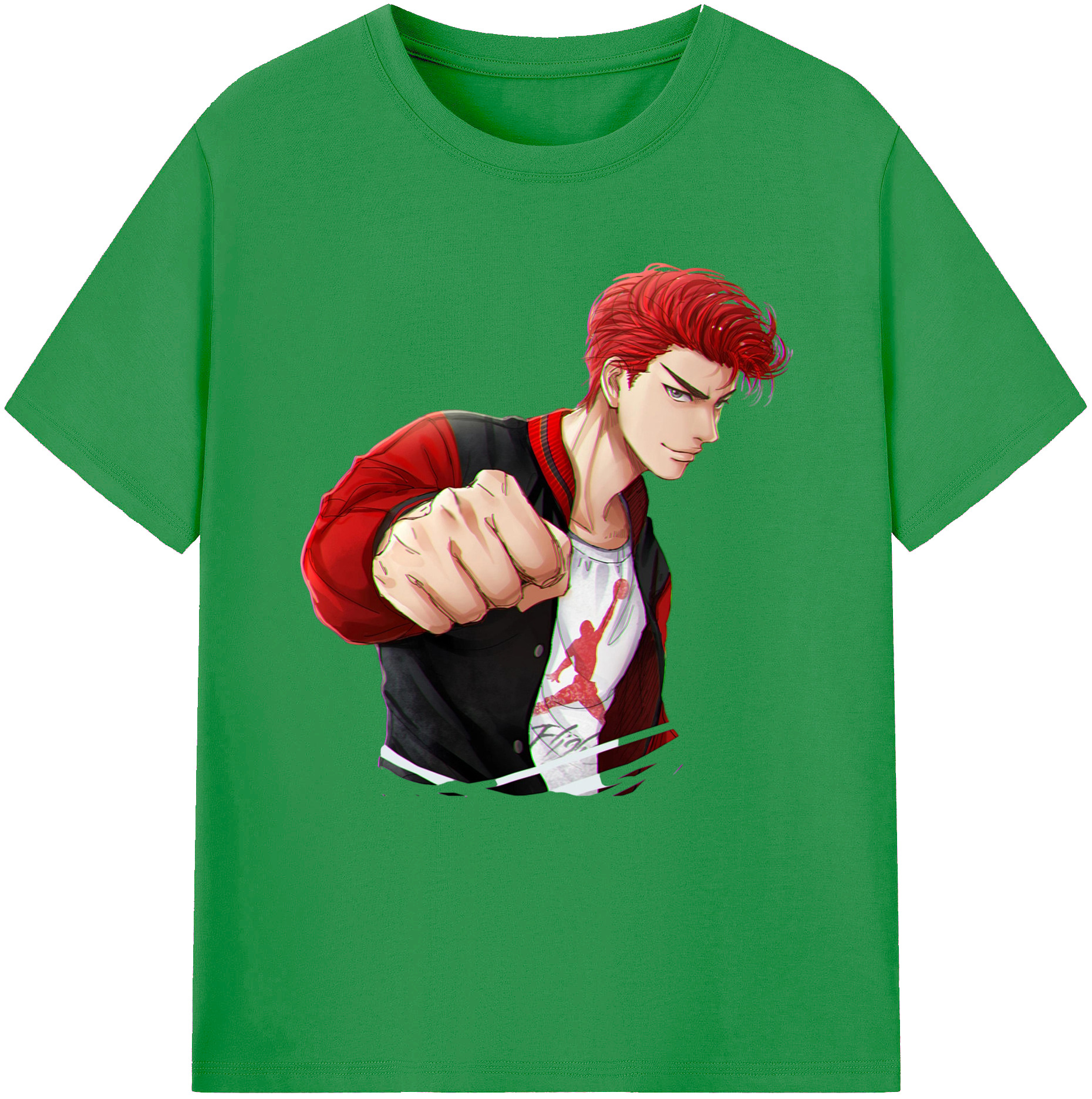（画像用） SLAM DUNK／スラムダンク レディースカジュアルプリントTシャツ（綿100％）