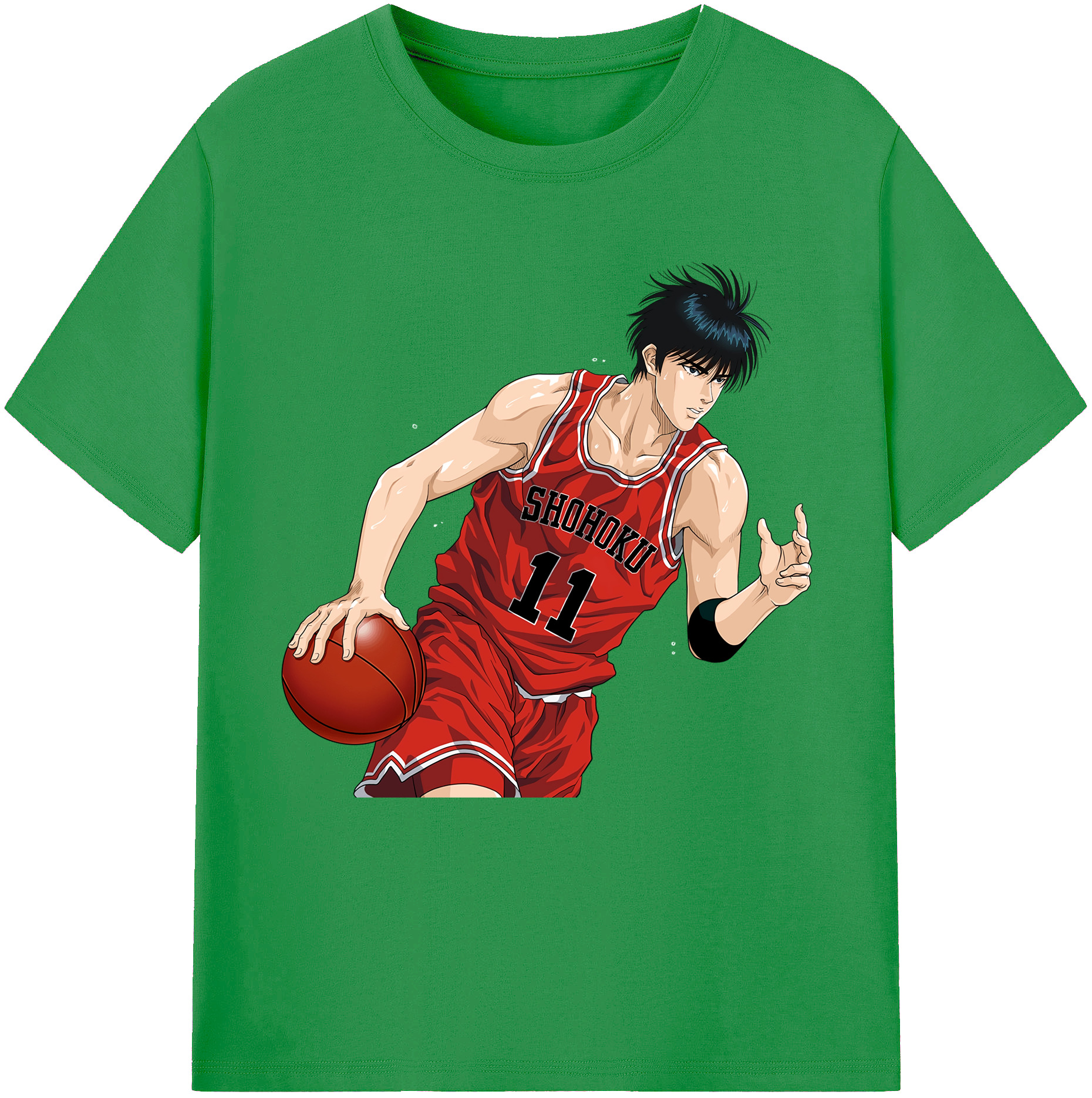 （画像用） SLAM DUNK／スラムダンク レディースカジュアルプリントTシャツ（綿100％）