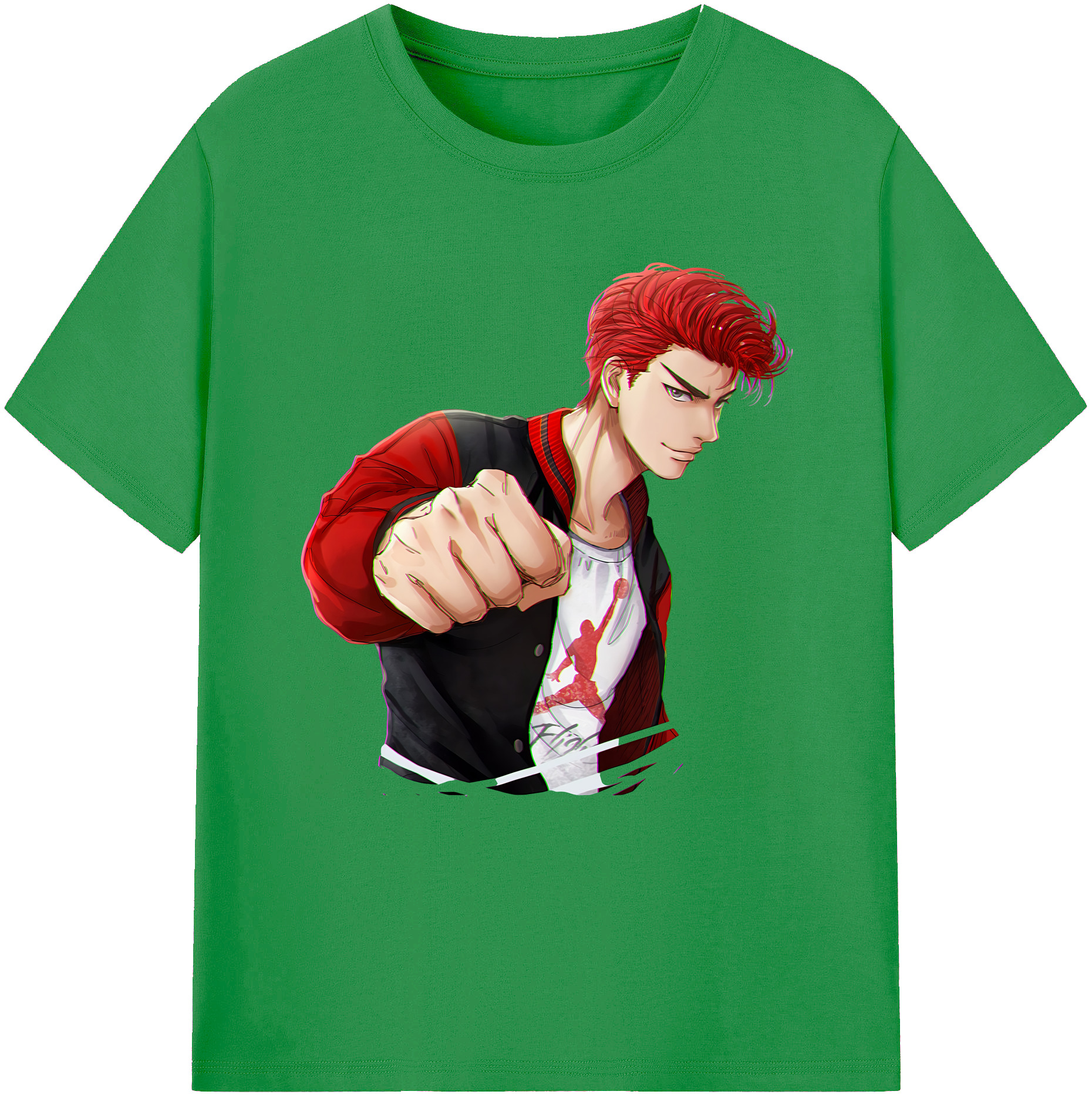 （画像用） SLAM DUNK／スラムダンク レディースカジュアルプリントTシャツ（綿100％）