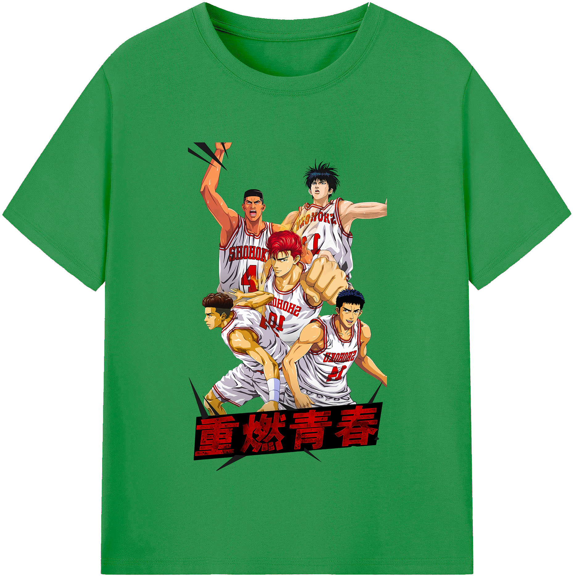 （画像用） SLAM DUNK／スラムダンク レディースカジュアルプリントTシャツ（綿100％）