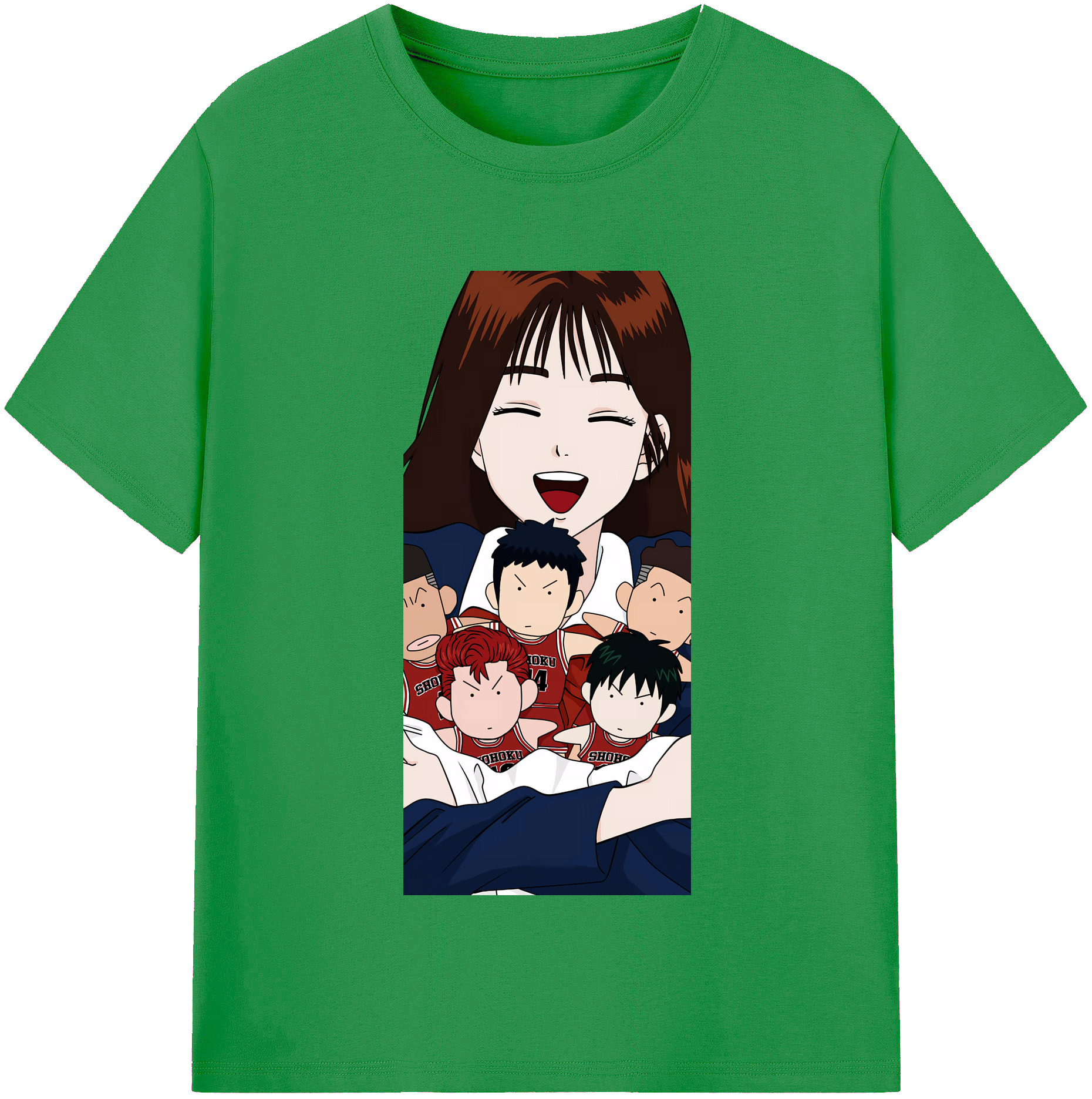 （画像用） SLAM DUNK／スラムダンク レディースカジュアルプリントTシャツ（綿100％）
