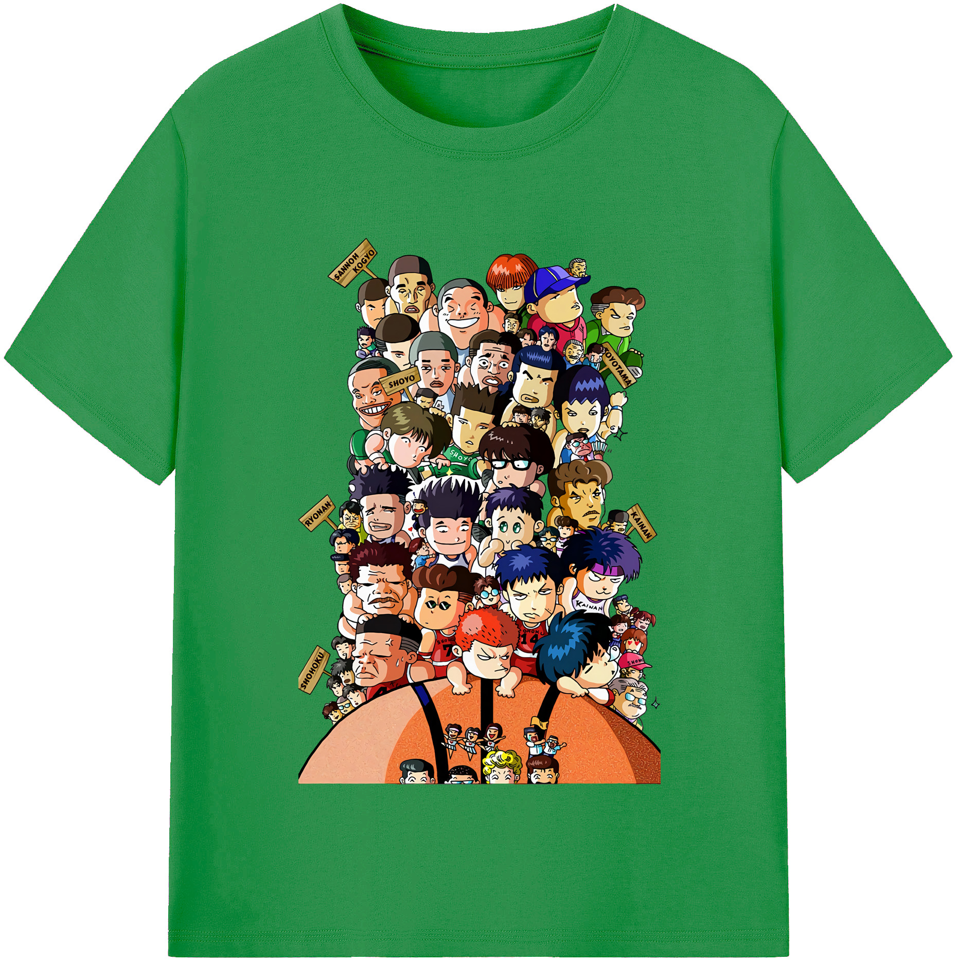 （画像用） SLAM DUNK／スラムダンク レディースカジュアルプリントTシャツ（綿100％）