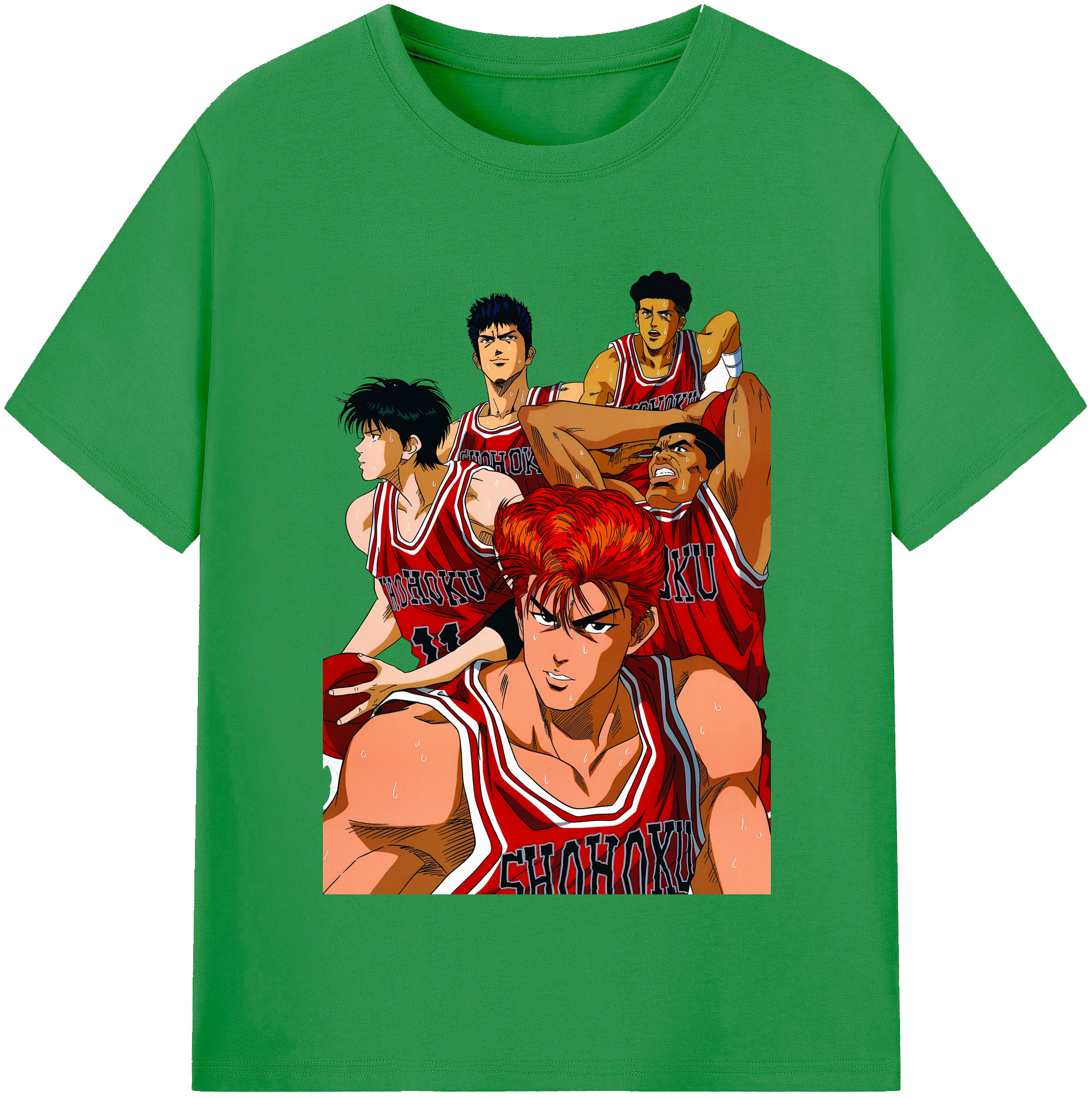 （画像用） SLAM DUNK／スラムダンク レディースカジュアルプリントTシャツ（綿100％）