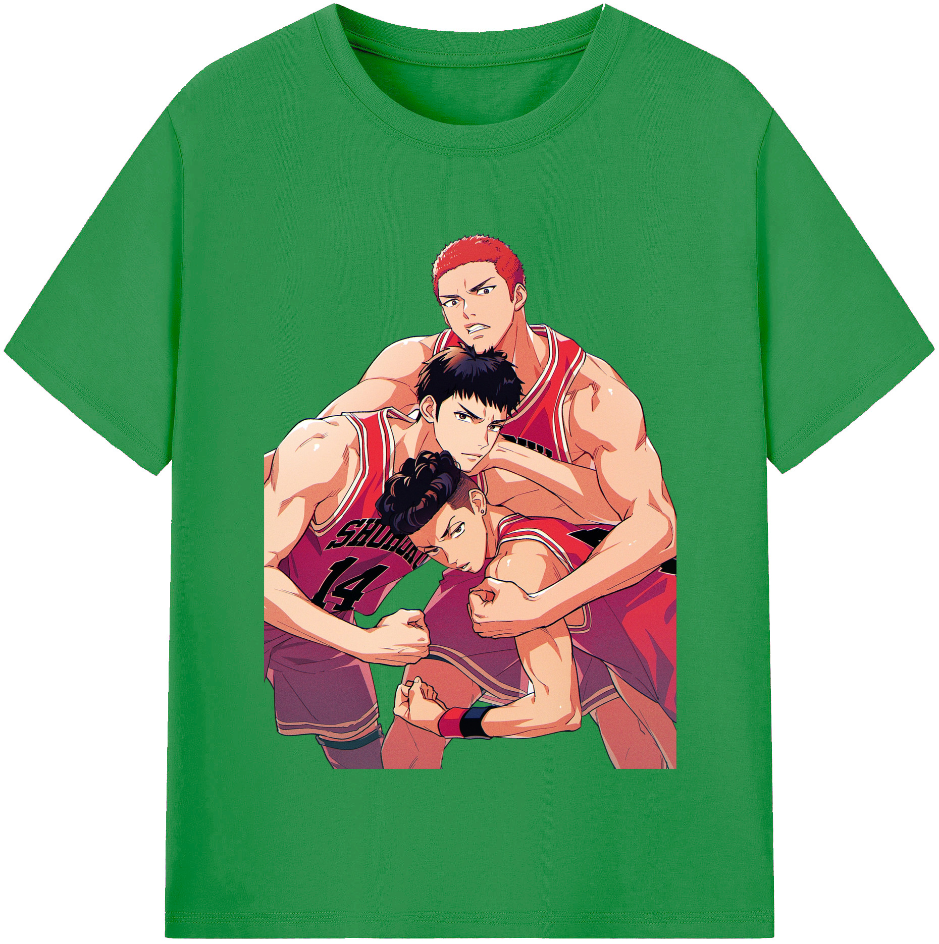 （画像用） SLAM DUNK／スラムダンク レディースカジュアルプリントTシャツ（綿100％）