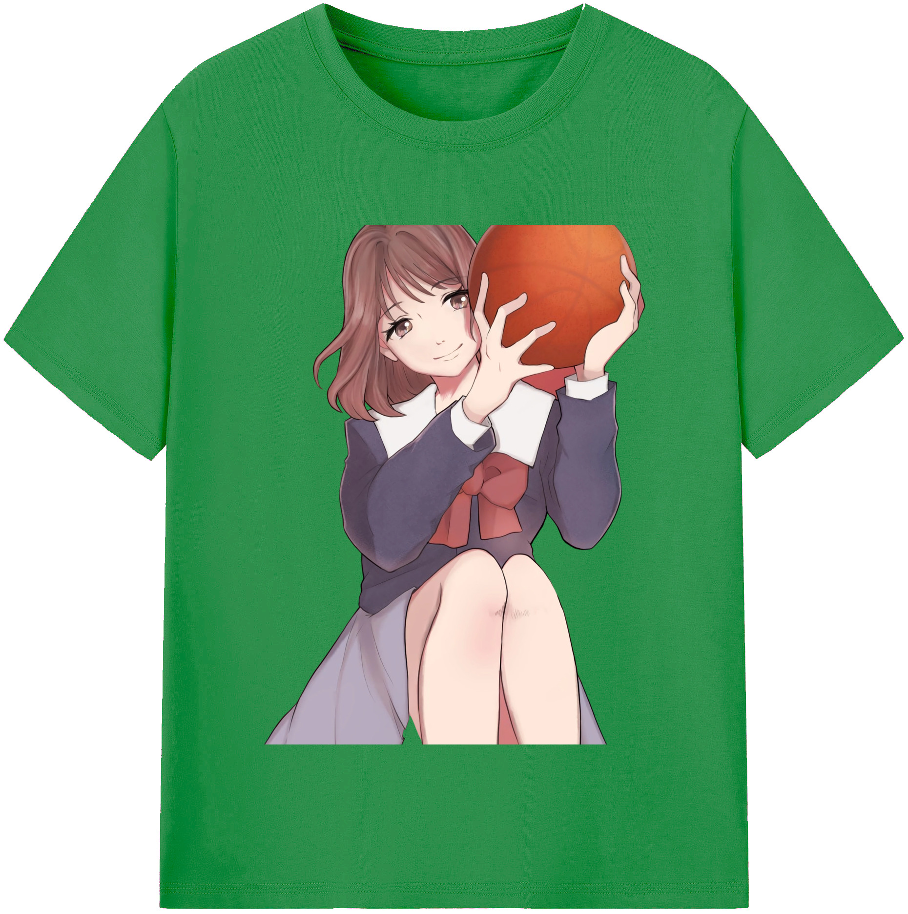 （画像用） SLAM DUNK／スラムダンク レディースカジュアルプリントTシャツ（綿100％）