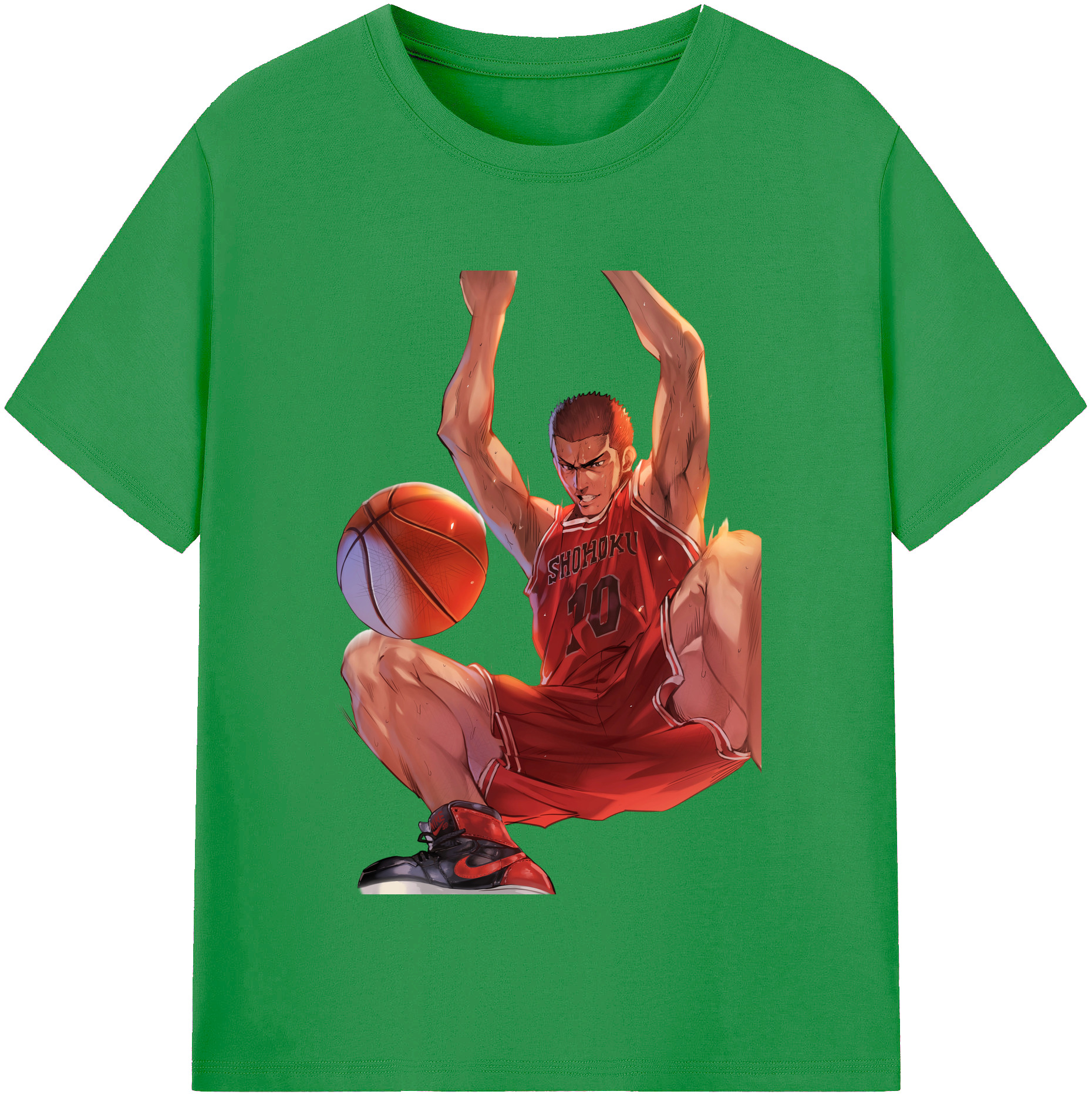 （画像用） SLAM DUNK／スラムダンク レディースカジュアルプリントTシャツ（綿100％）
