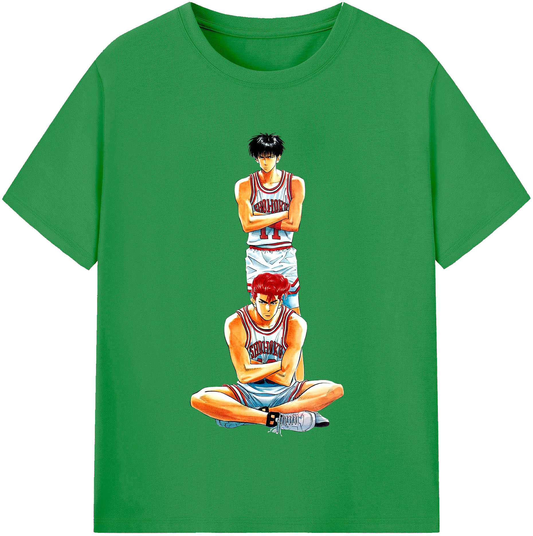 （画像用） SLAM DUNK／スラムダンク レディースカジュアルプリントTシャツ（綿100％）