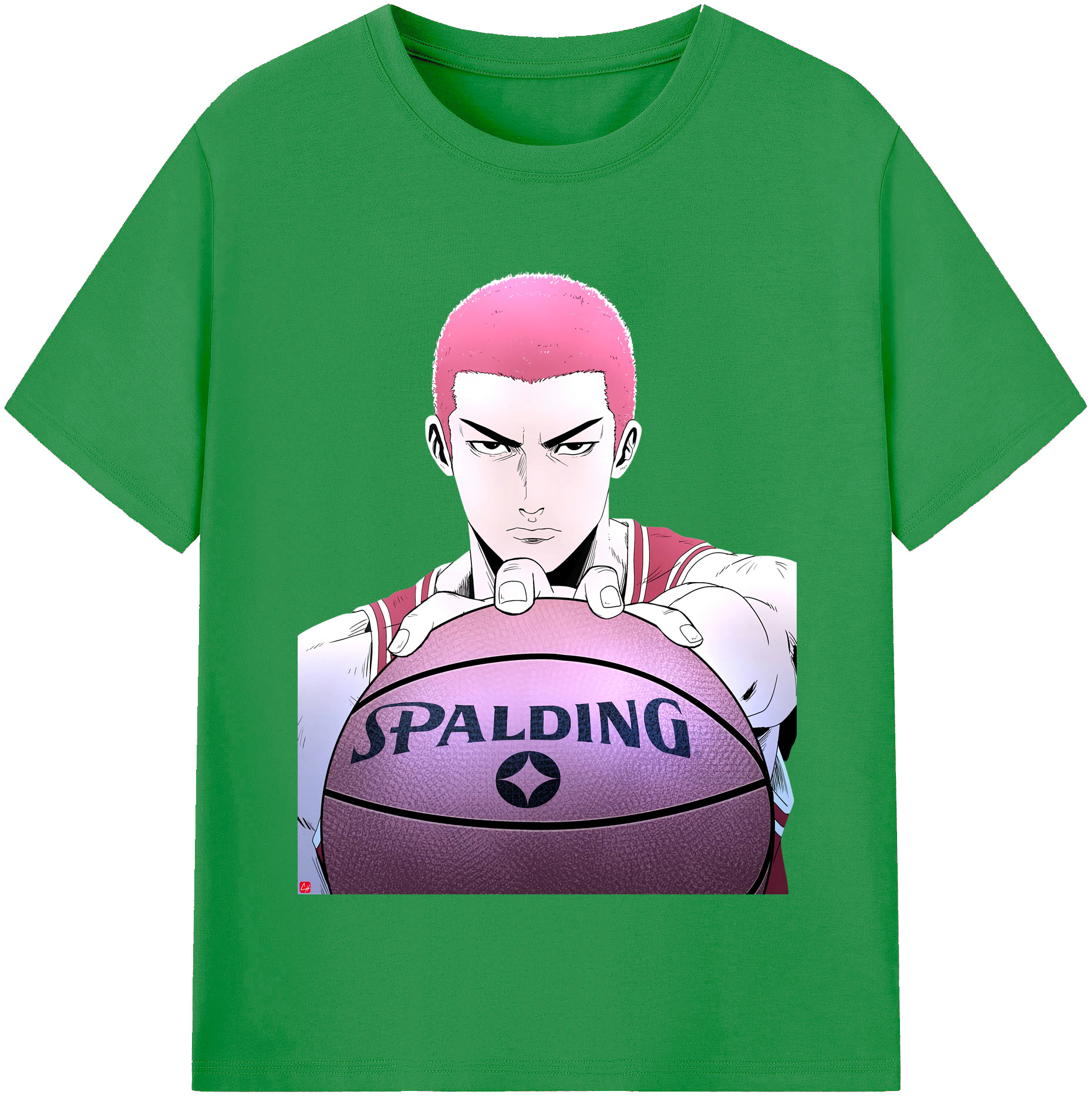 （画像用） SLAM DUNK／スラムダンク レディースカジュアルプリントTシャツ（綿100％）