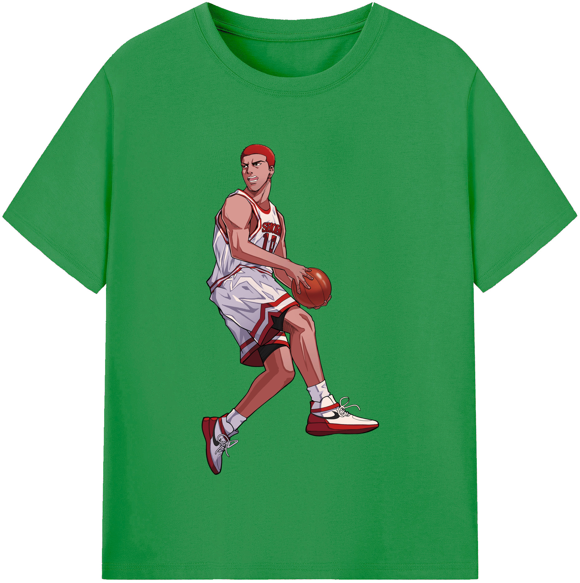 （画像用） SLAM DUNK／スラムダンク レディースカジュアルプリントTシャツ（綿100％）
