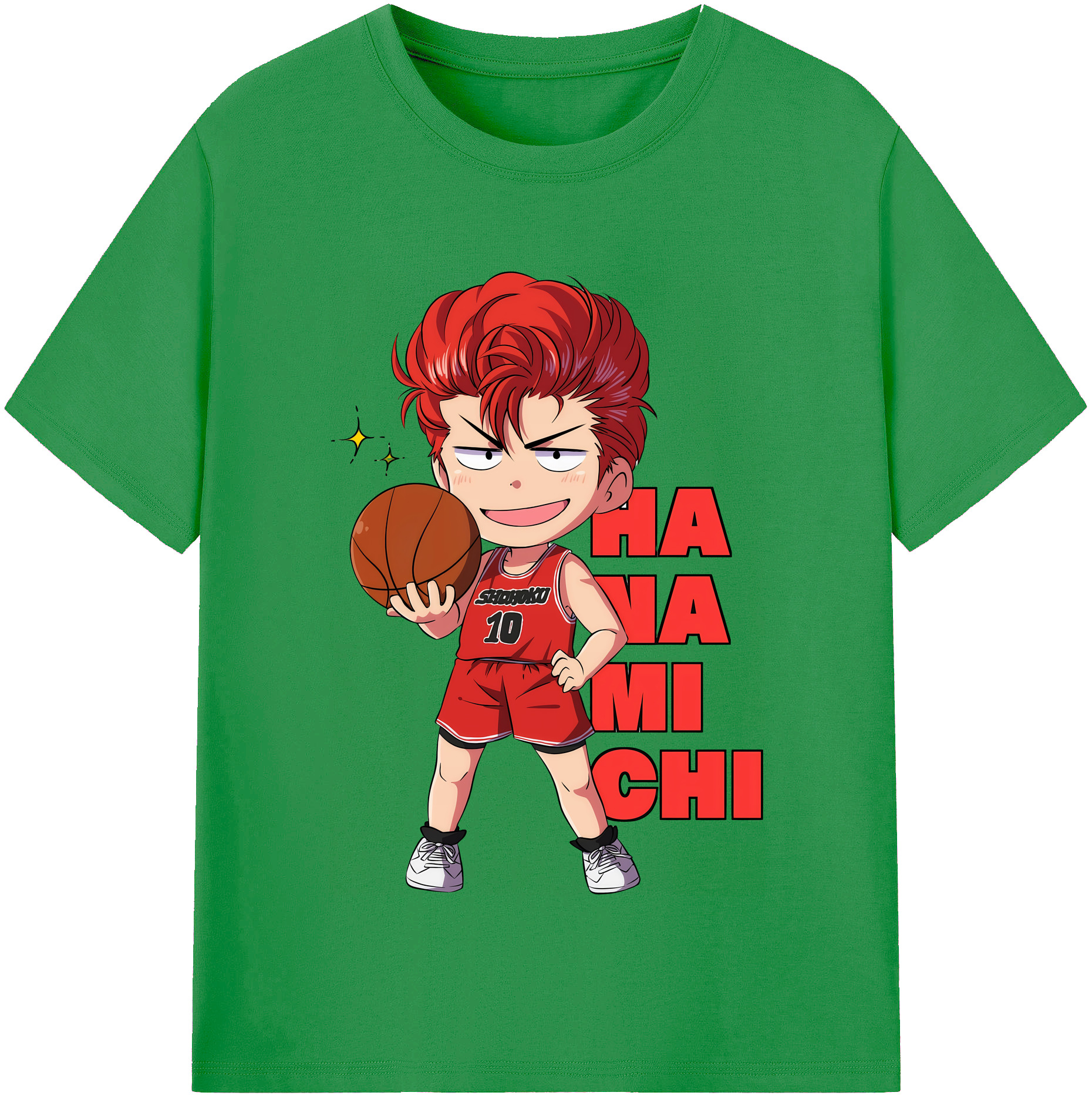 （画像用） SLAM DUNK／スラムダンク レディースカジュアルプリントTシャツ（綿100％）