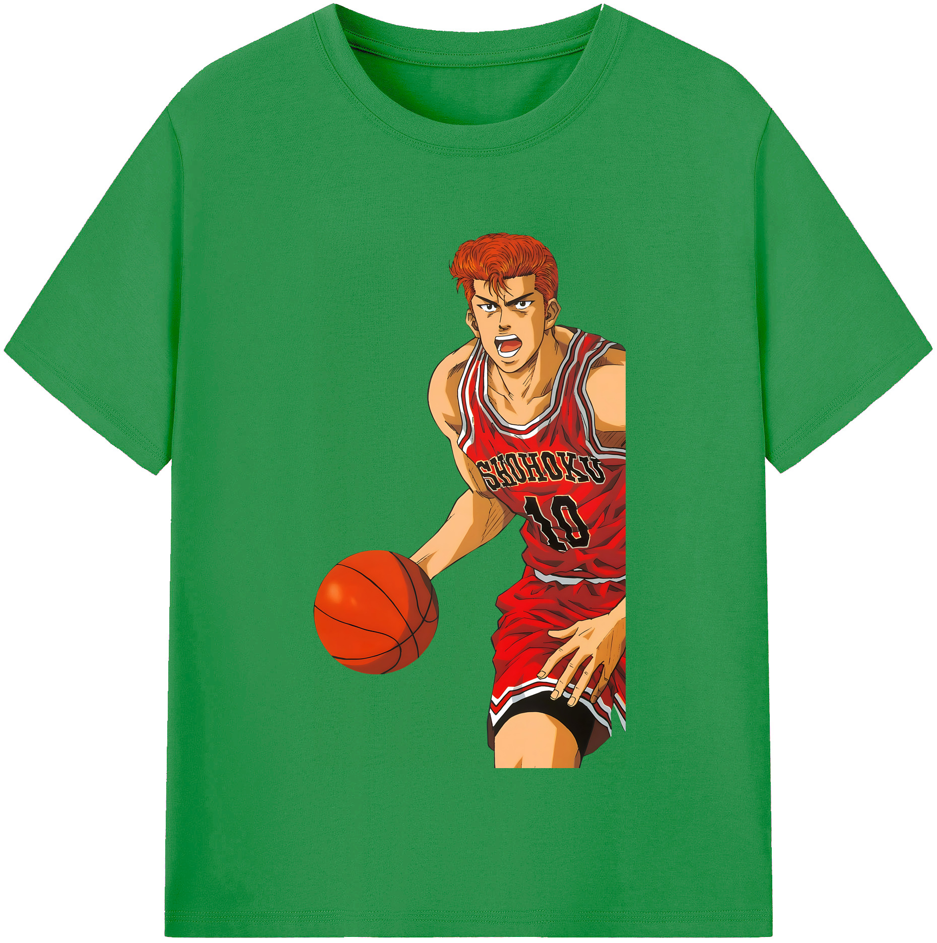 （画像用） SLAM DUNK／スラムダンク レディースカジュアルプリントTシャツ（綿100％）