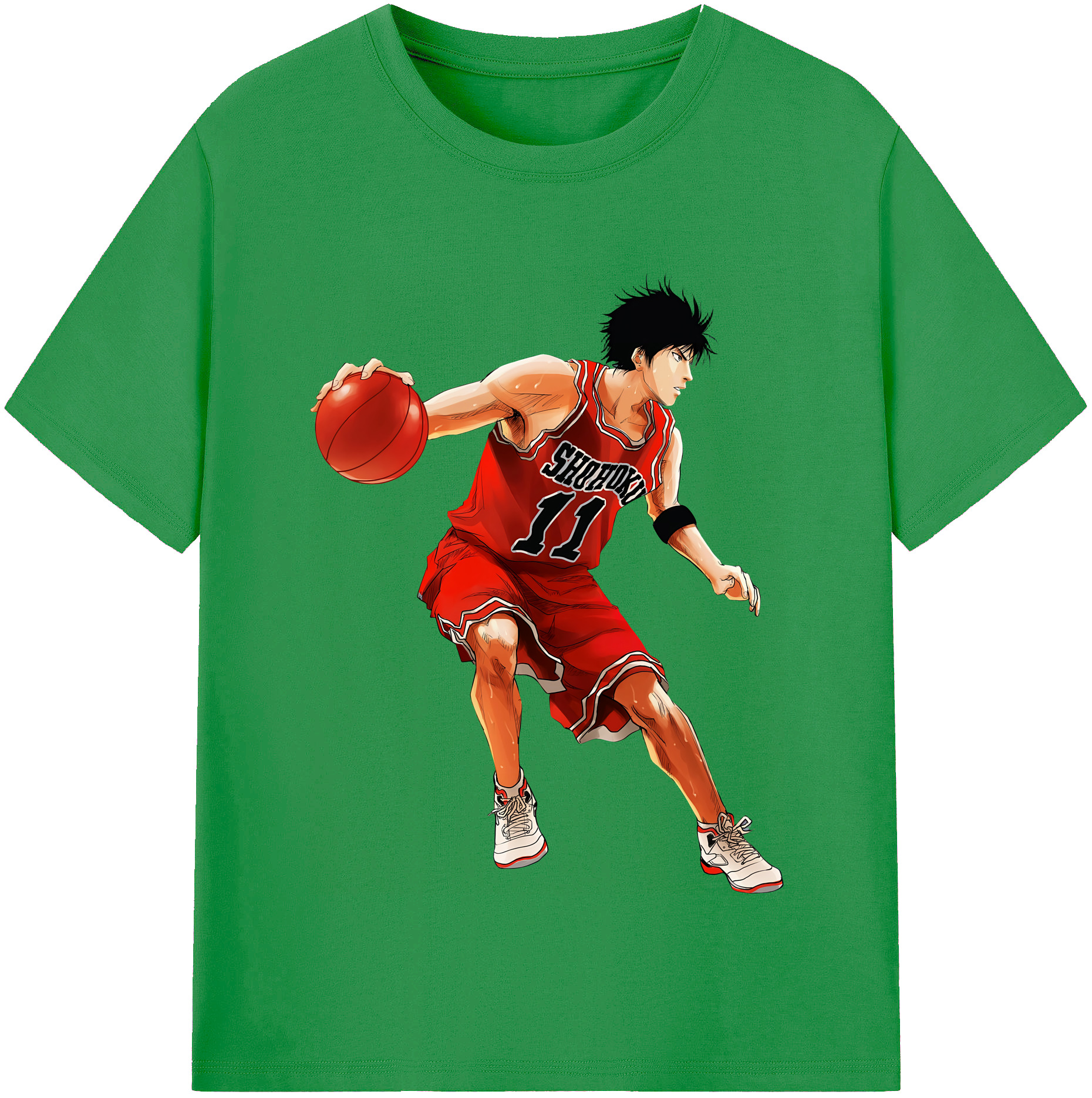 （画像用） SLAM DUNK／スラムダンク レディースカジュアルプリントTシャツ（綿100％）