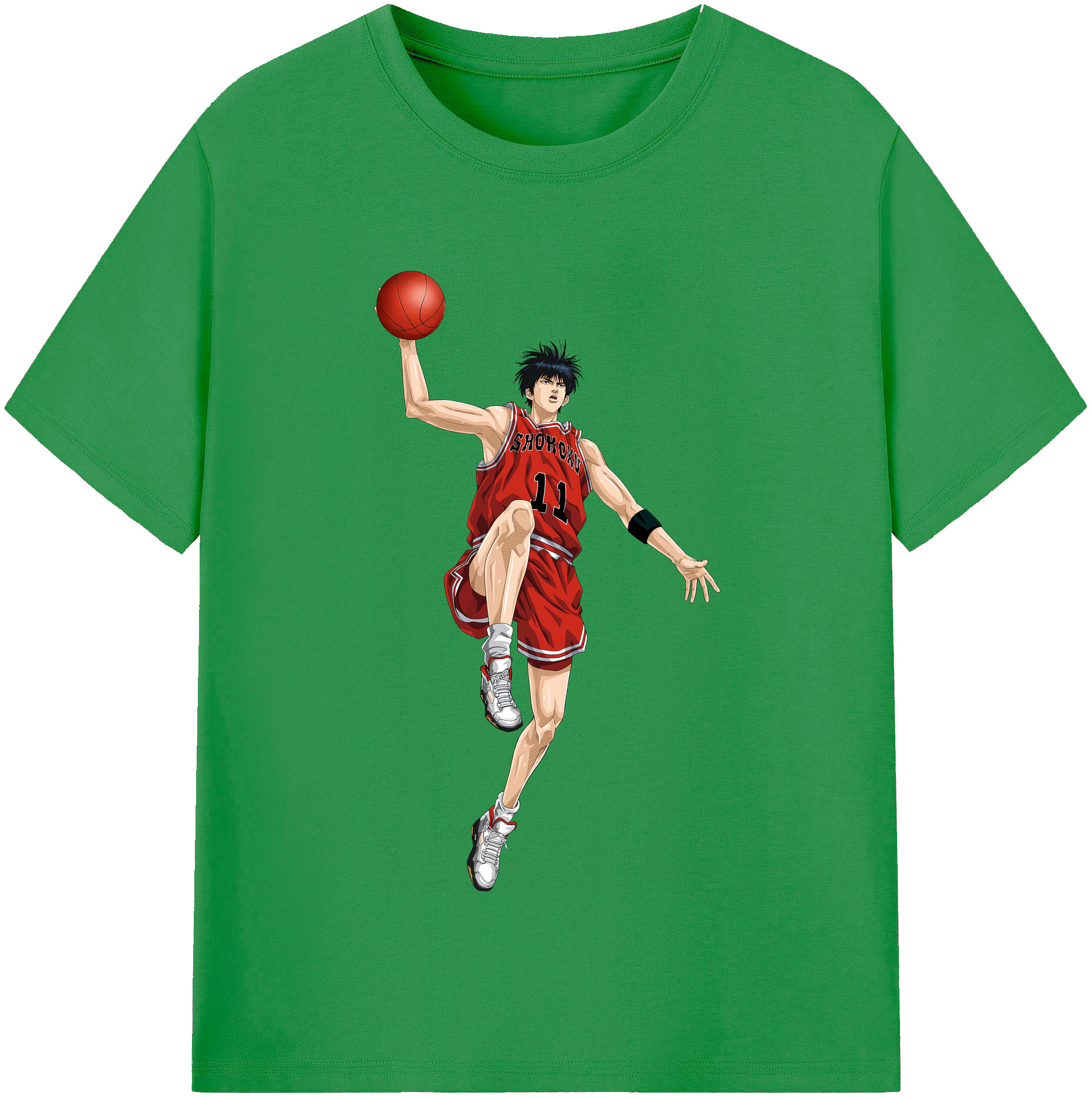 （画像用） SLAM DUNK／スラムダンク レディースカジュアルプリントTシャツ（綿100％）