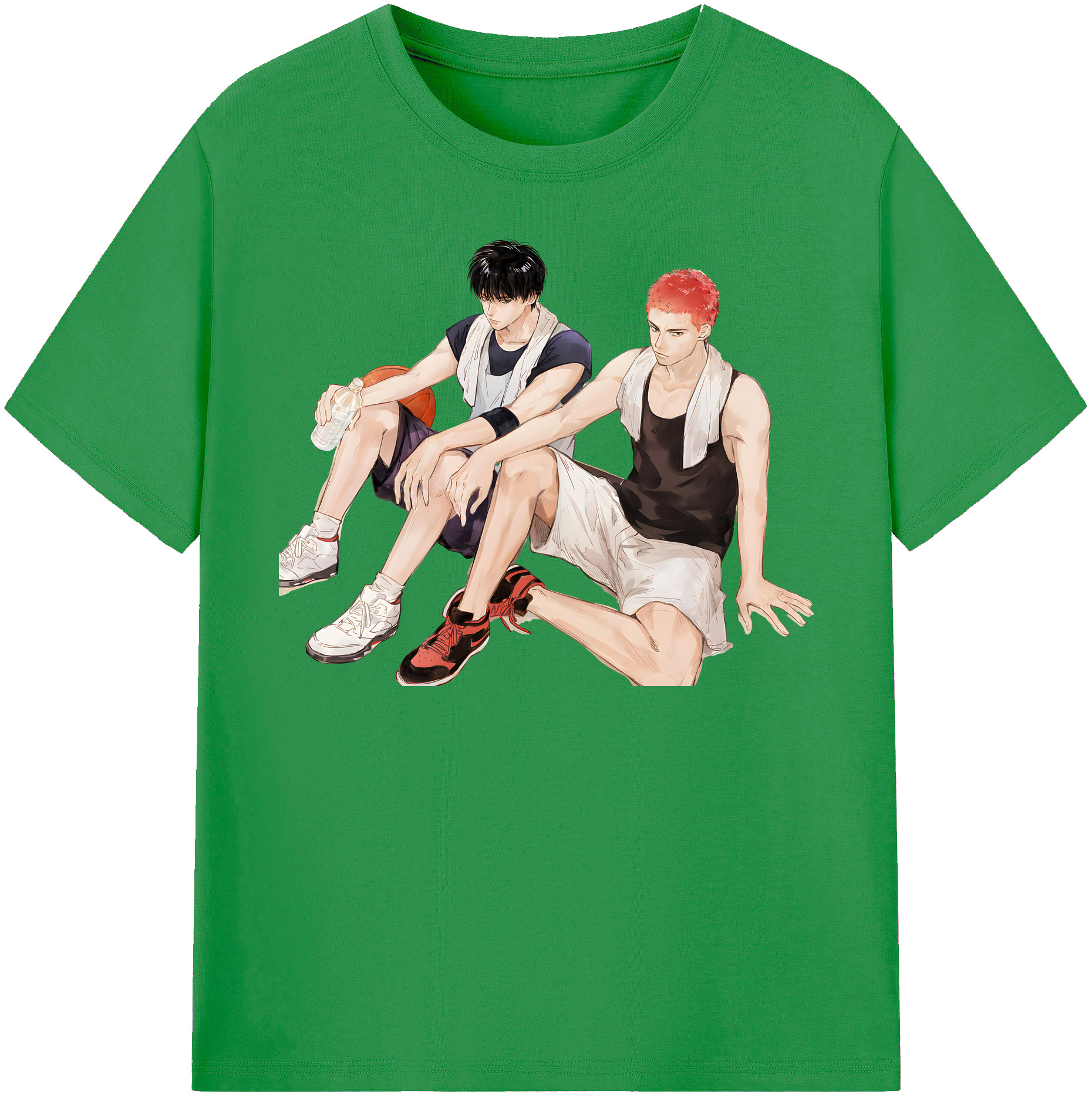 （画像用） SLAM DUNK／スラムダンク レディースカジュアルプリントTシャツ（綿100％）