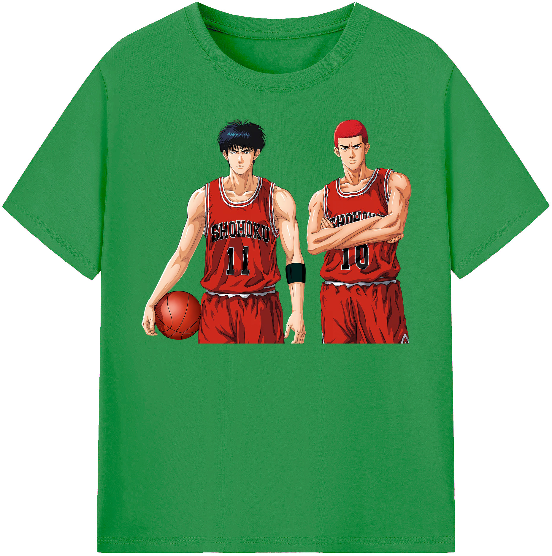（画像用） SLAM DUNK／スラムダンク レディースカジュアルプリントTシャツ（綿100％）