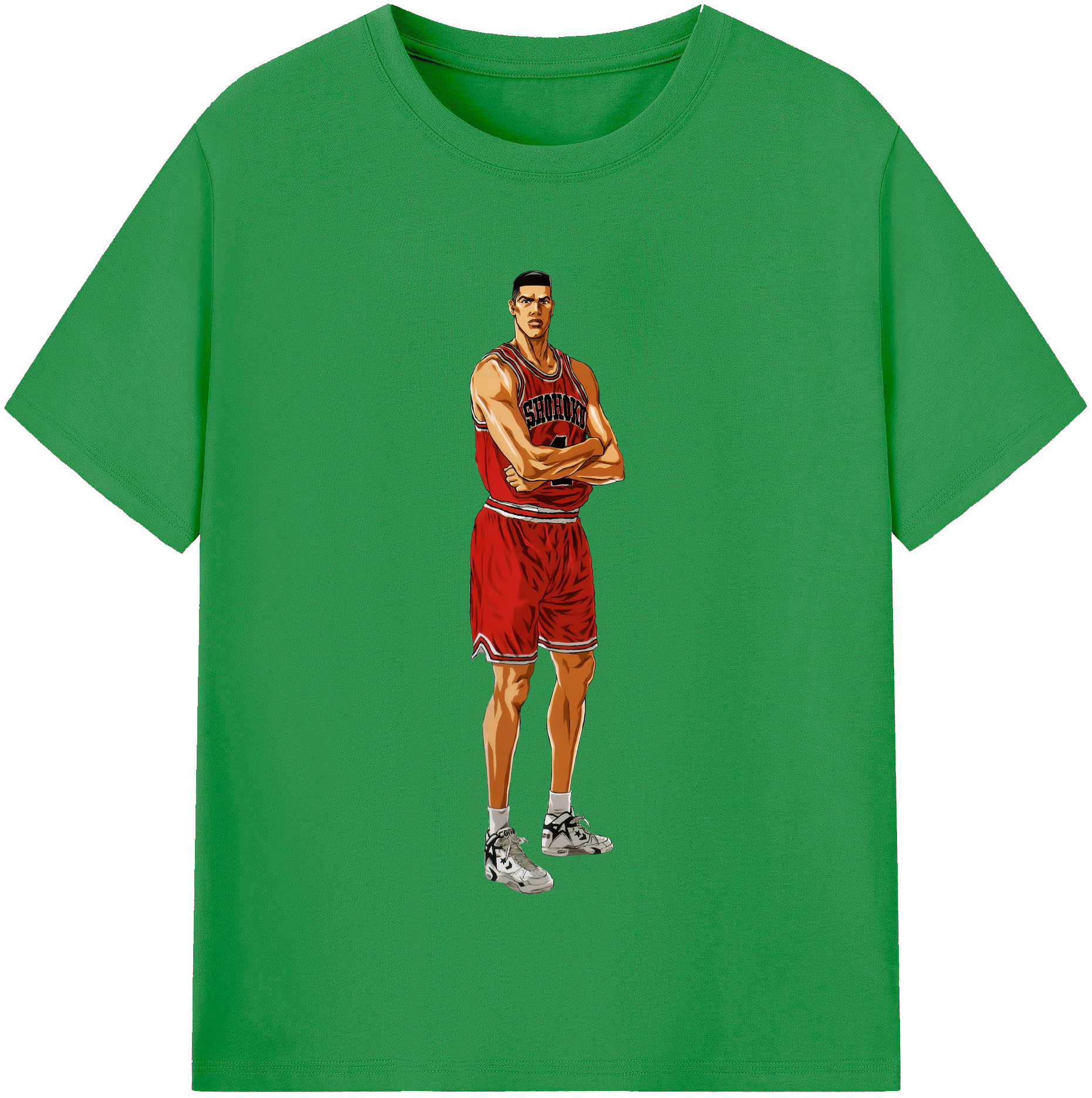 （画像用） SLAM DUNK／スラムダンク レディースカジュアルプリントTシャツ（綿100％）