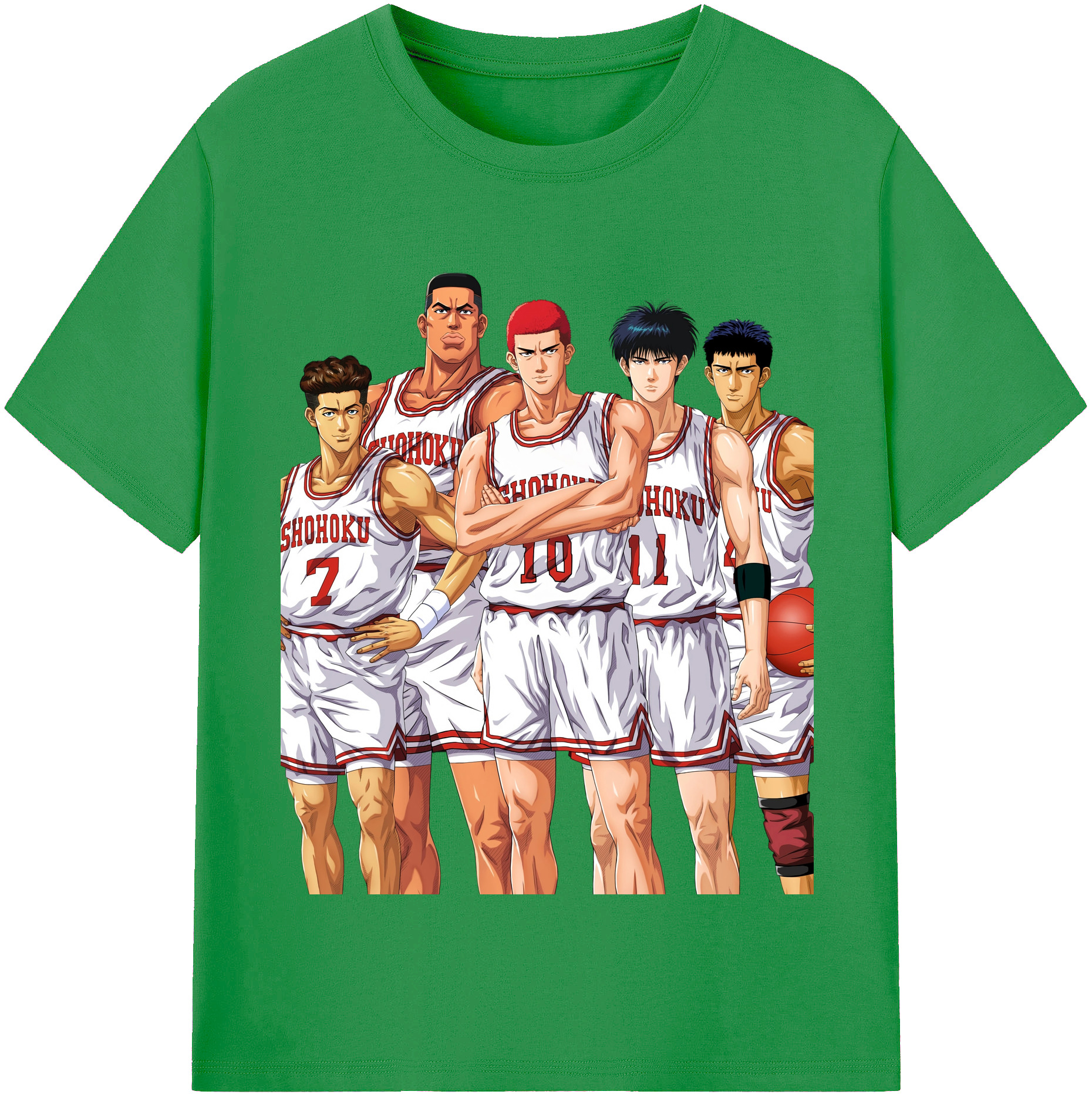 （画像用） SLAM DUNK／スラムダンク レディースカジュアルプリントTシャツ（綿100％）